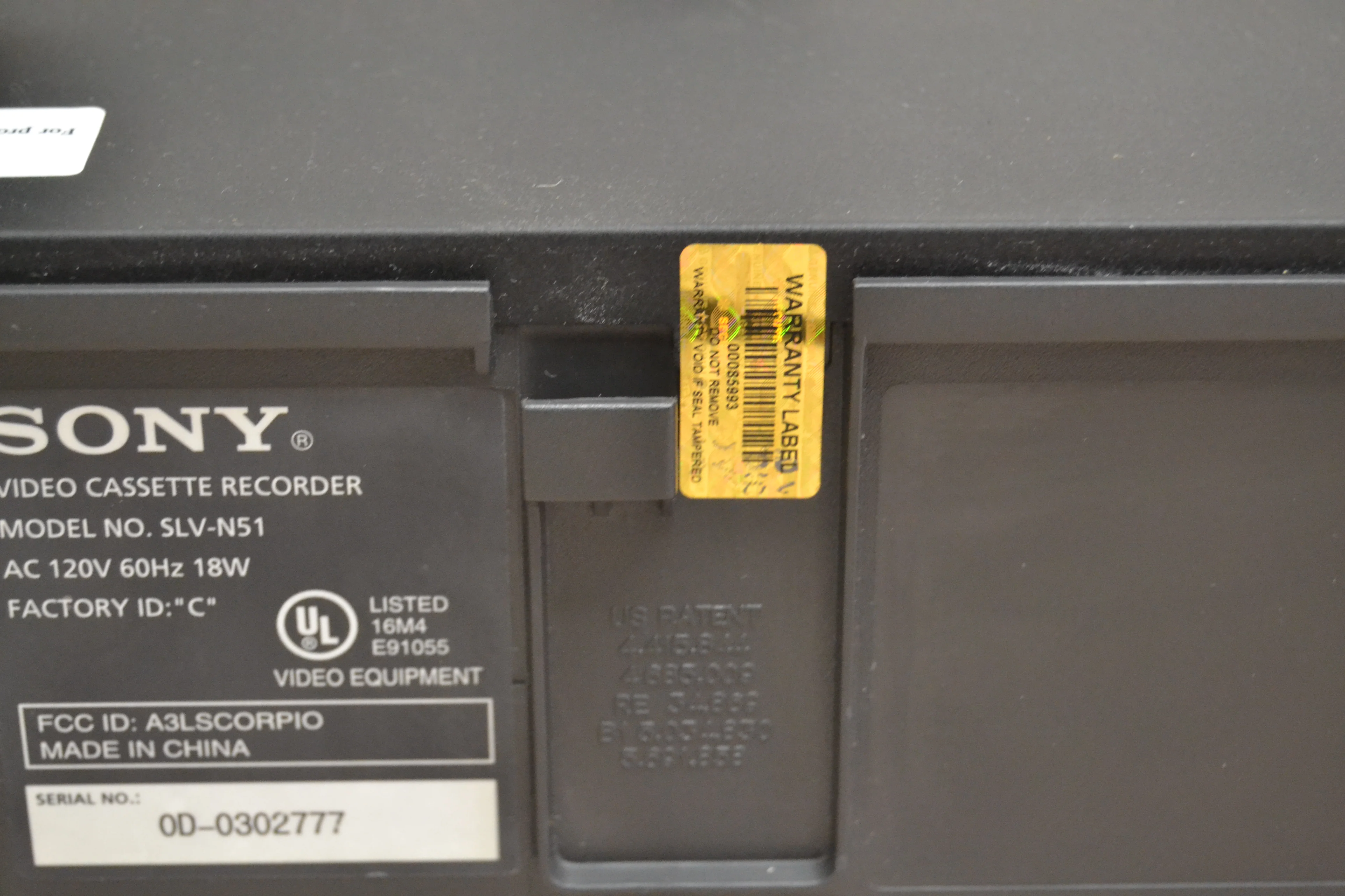 Sony SLV-N51 Video Cassette Recorder * Fully Serviced * New Belts - Image 11