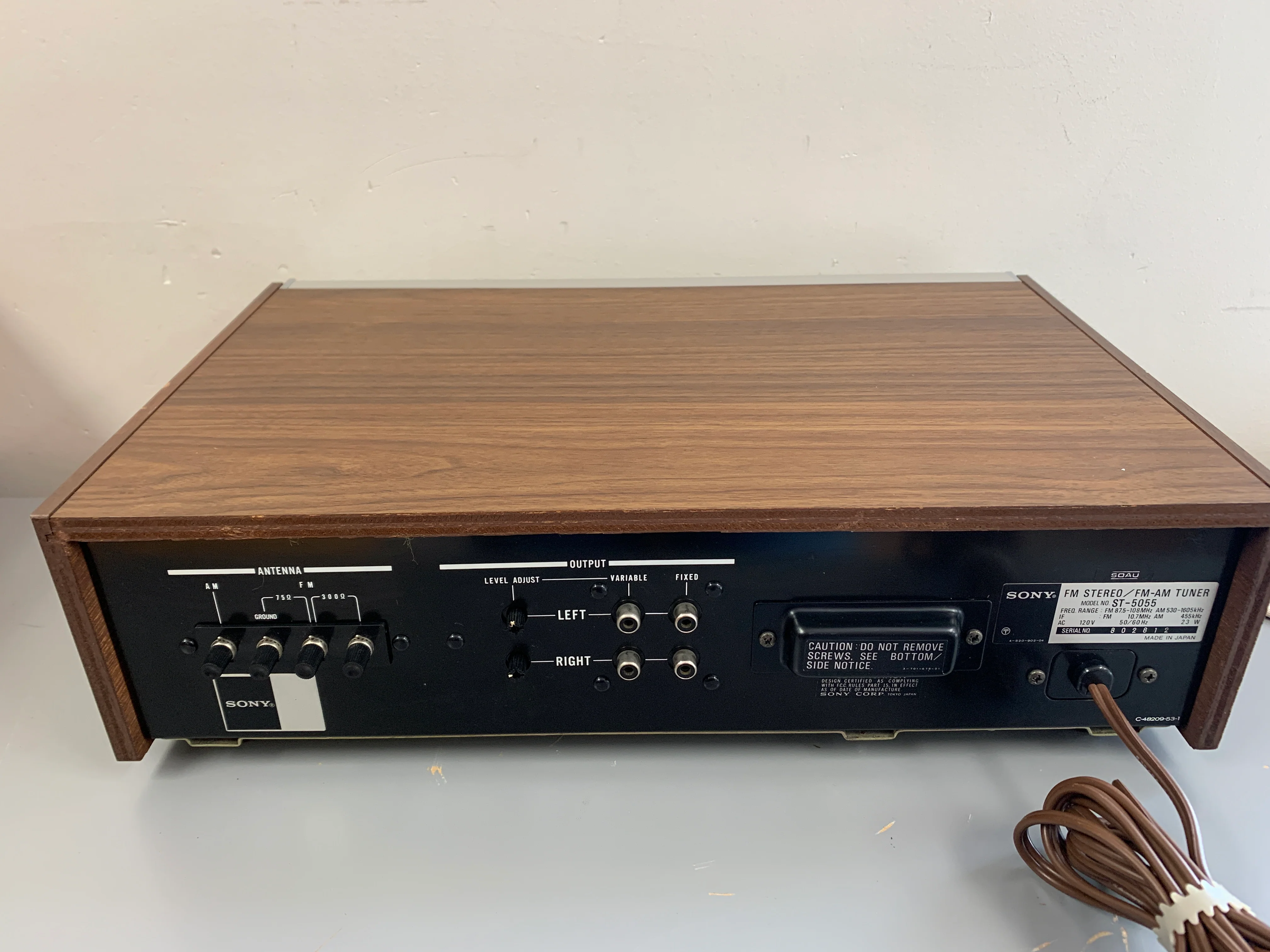 Sony ST-5055 Stereo Tuner - Image 8
