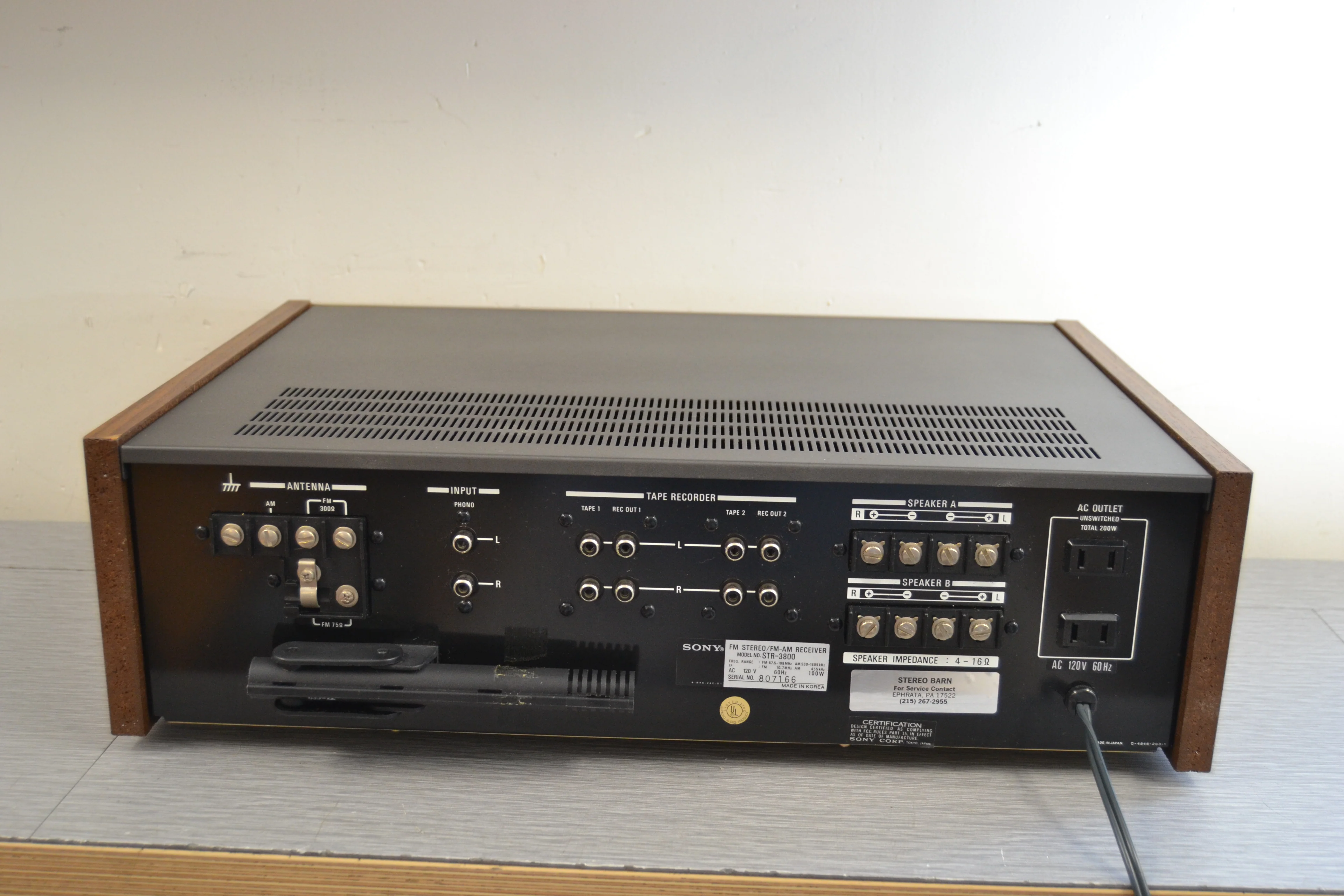 Sony STR-3800 Stereo Receiver * 25W RMS * 1977 - Image 8