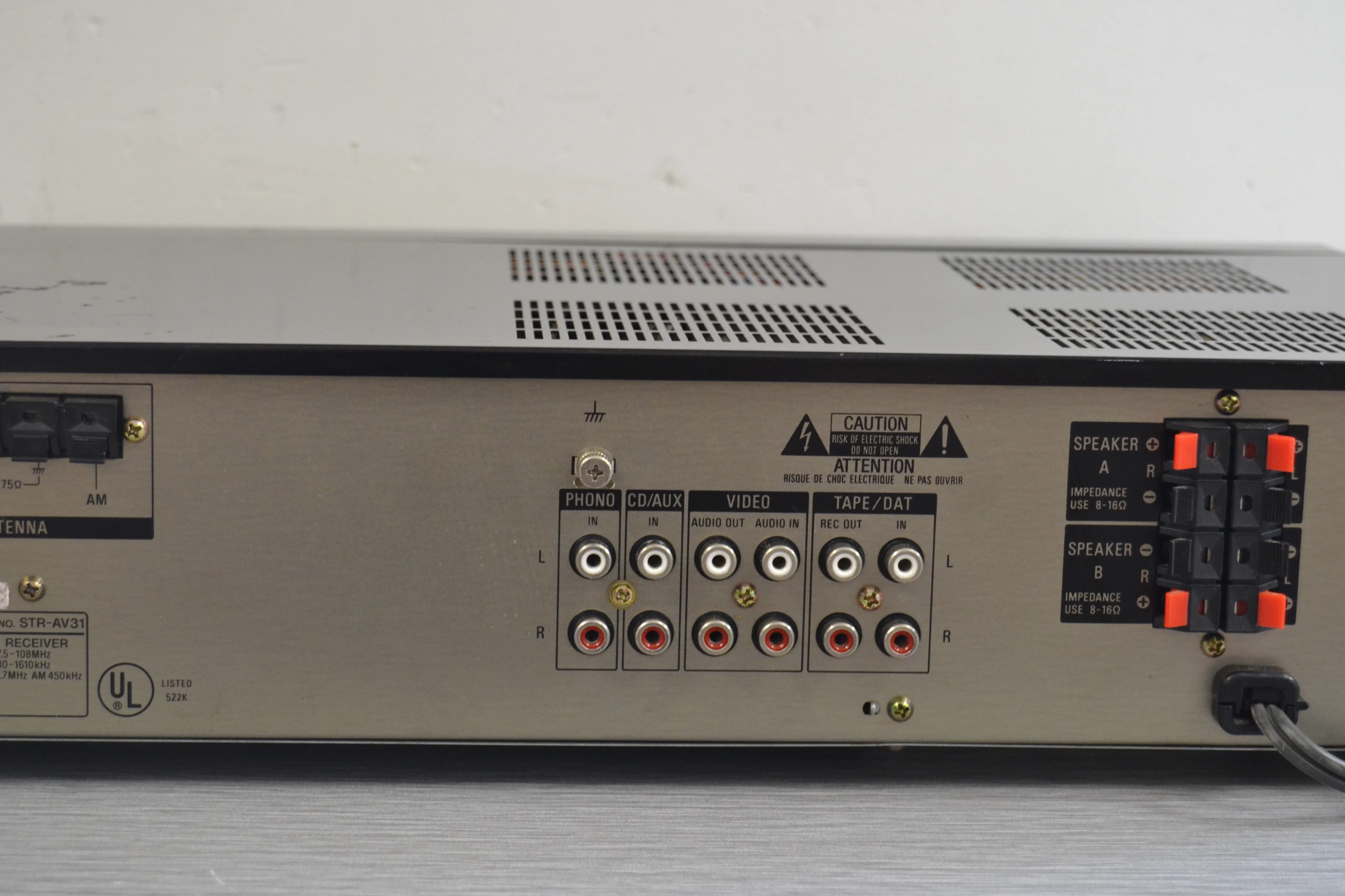 Sony STR-AV31 Stereo Receiver - Image 10