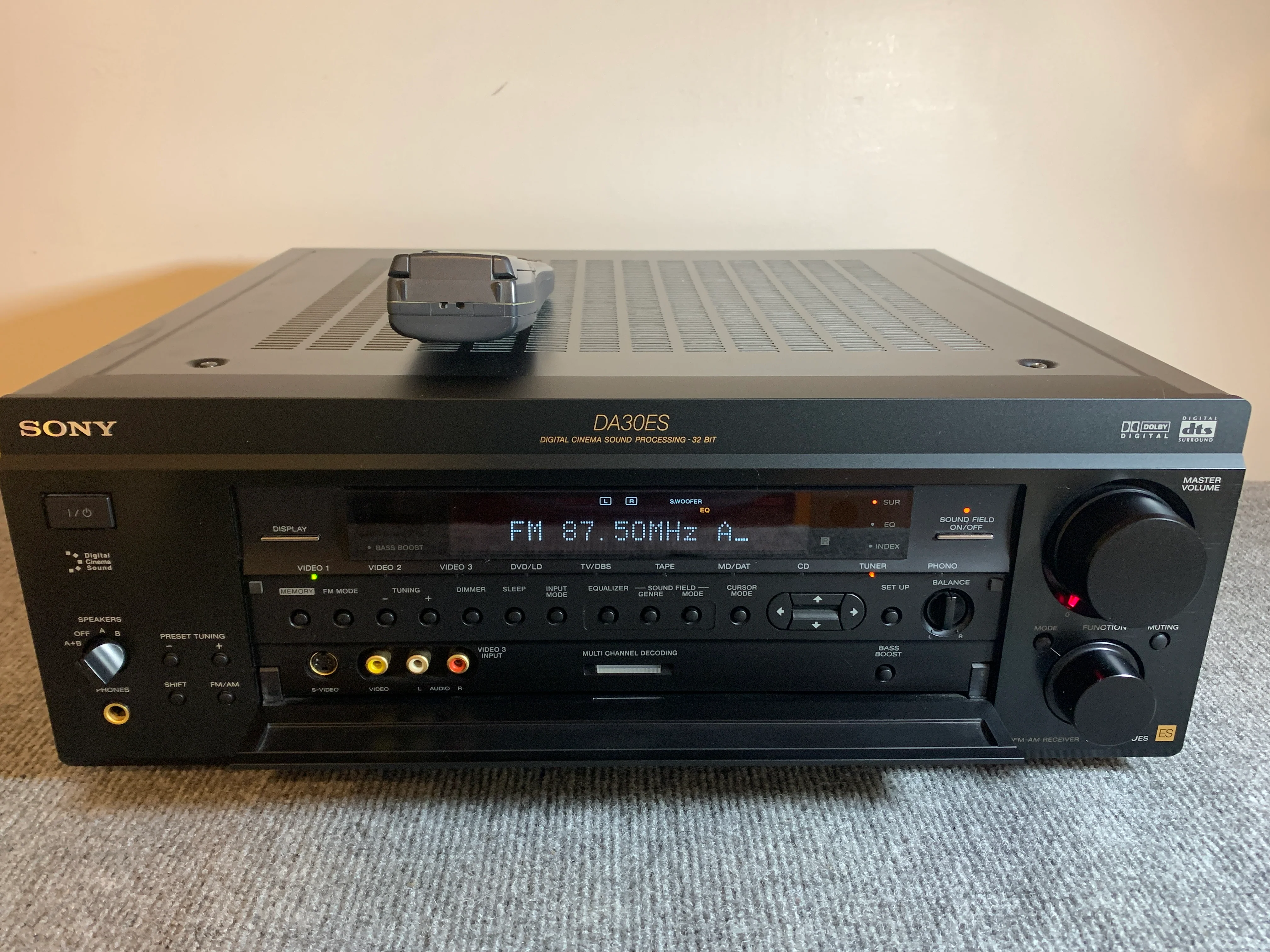 Sony STR-DA30ES Audio Video Receiver (1998) * Remote Control