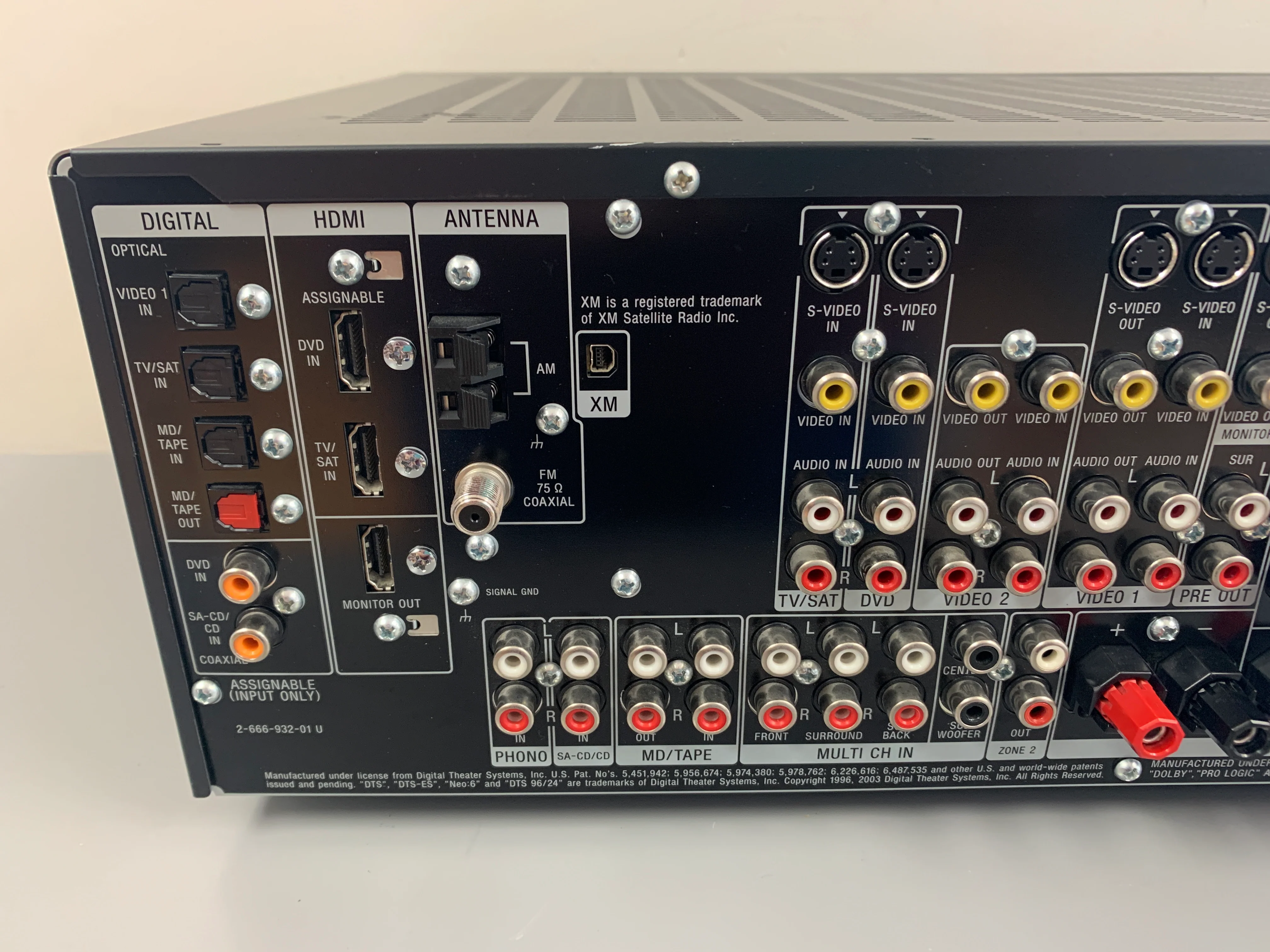 Sony STR-DG800 Receiver * 2006 - Image 9