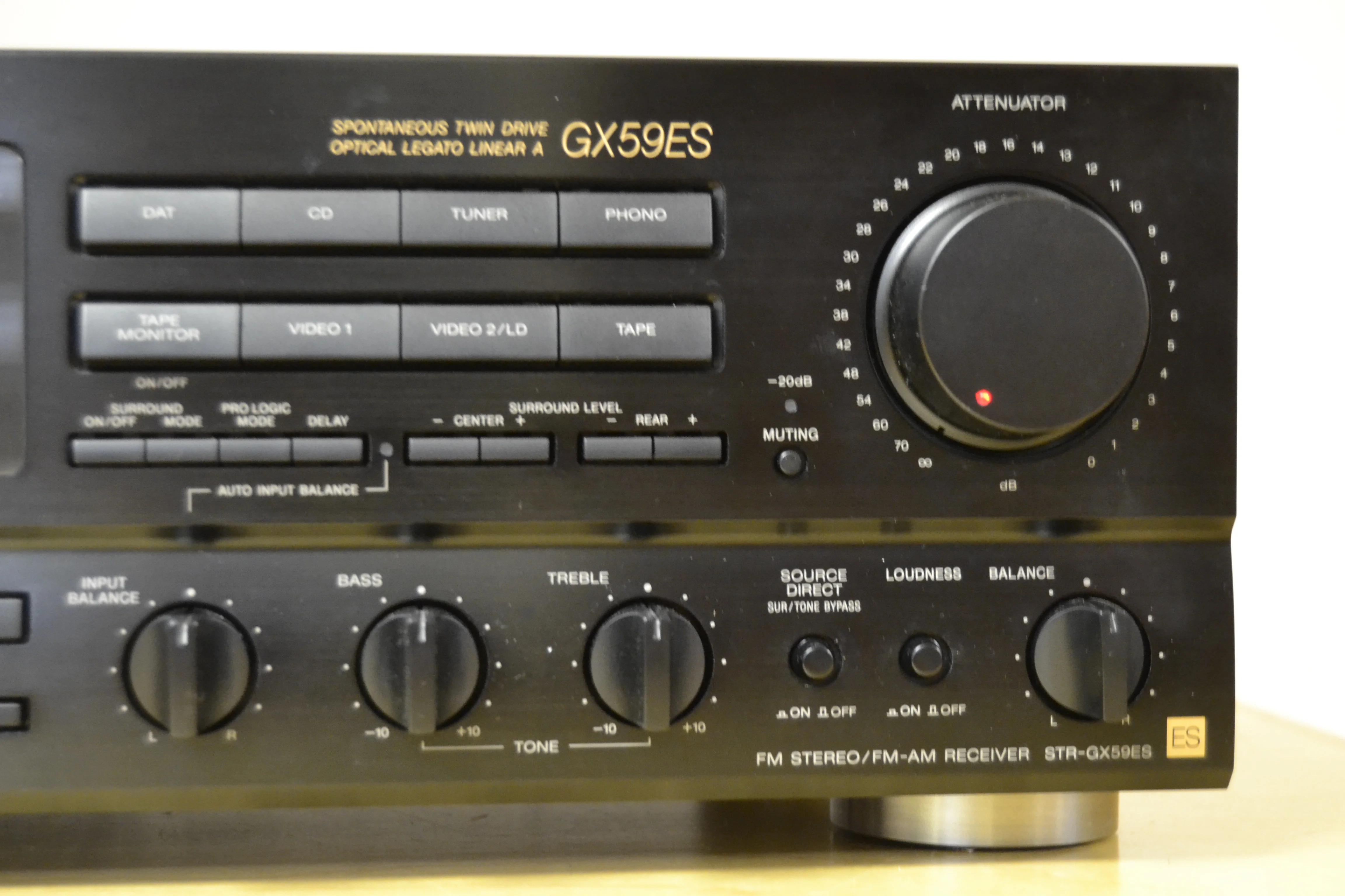 Sony STR-GX59es Stereo Receiver * 80W RMS * 1992 - Image 4