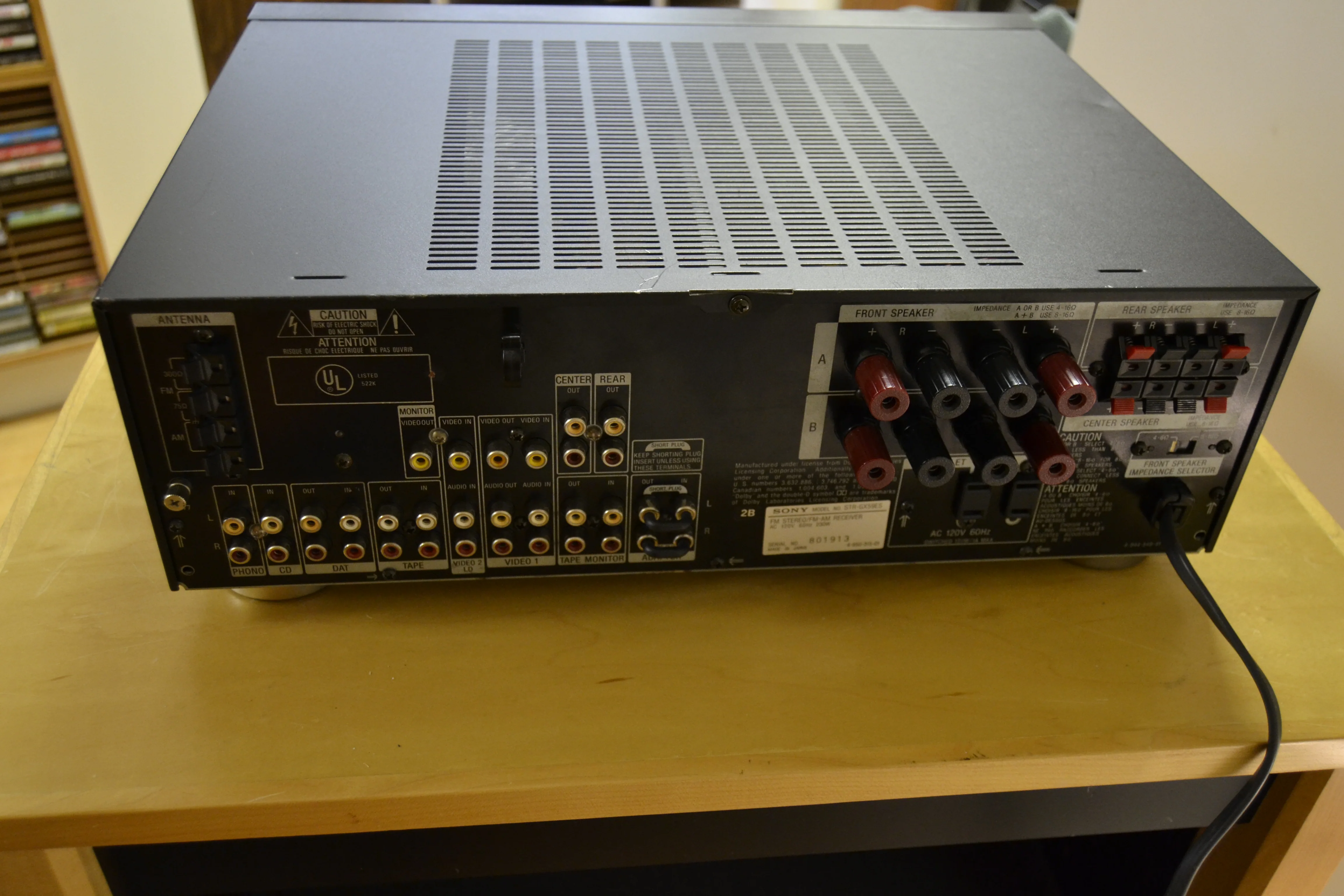 Sony STR-GX59es Stereo Receiver * 80W RMS * 1992 - Image 9