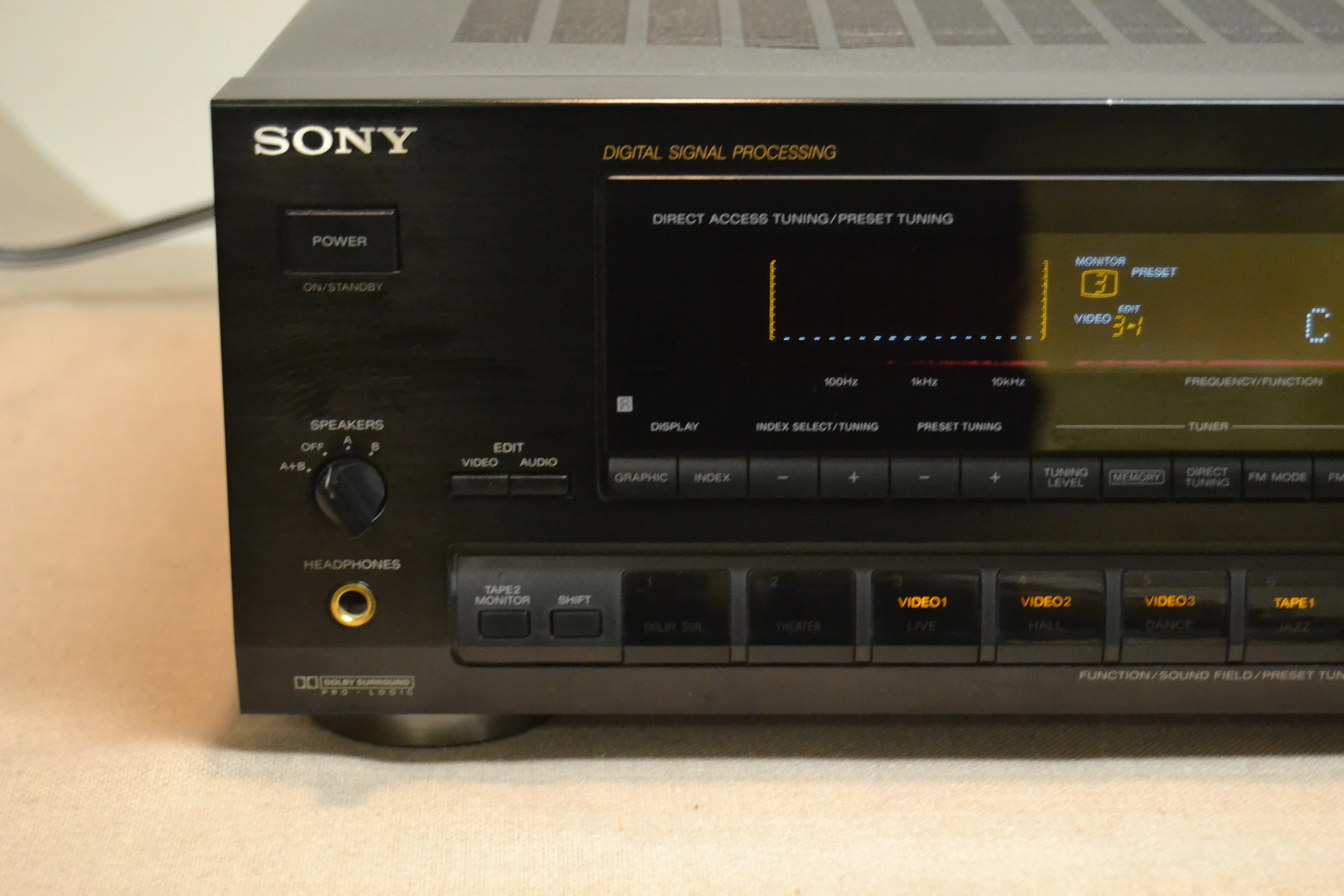 Sony STR-GX808ES Audio Video Receiver (1993) * 70W RMS - Image 3