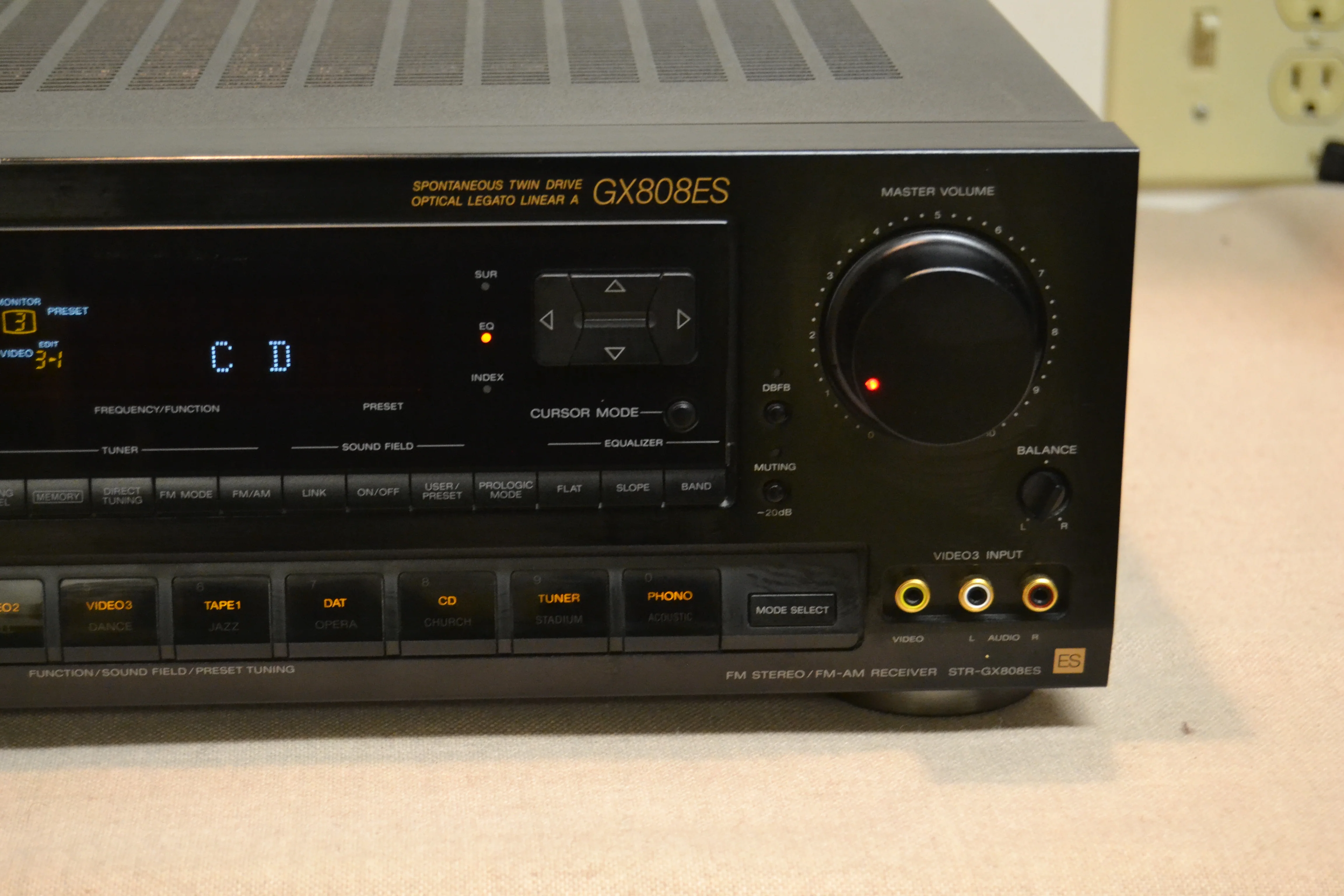 Sony STR-GX808ES Audio Video Receiver (1993) * 70W RMS - Image 5