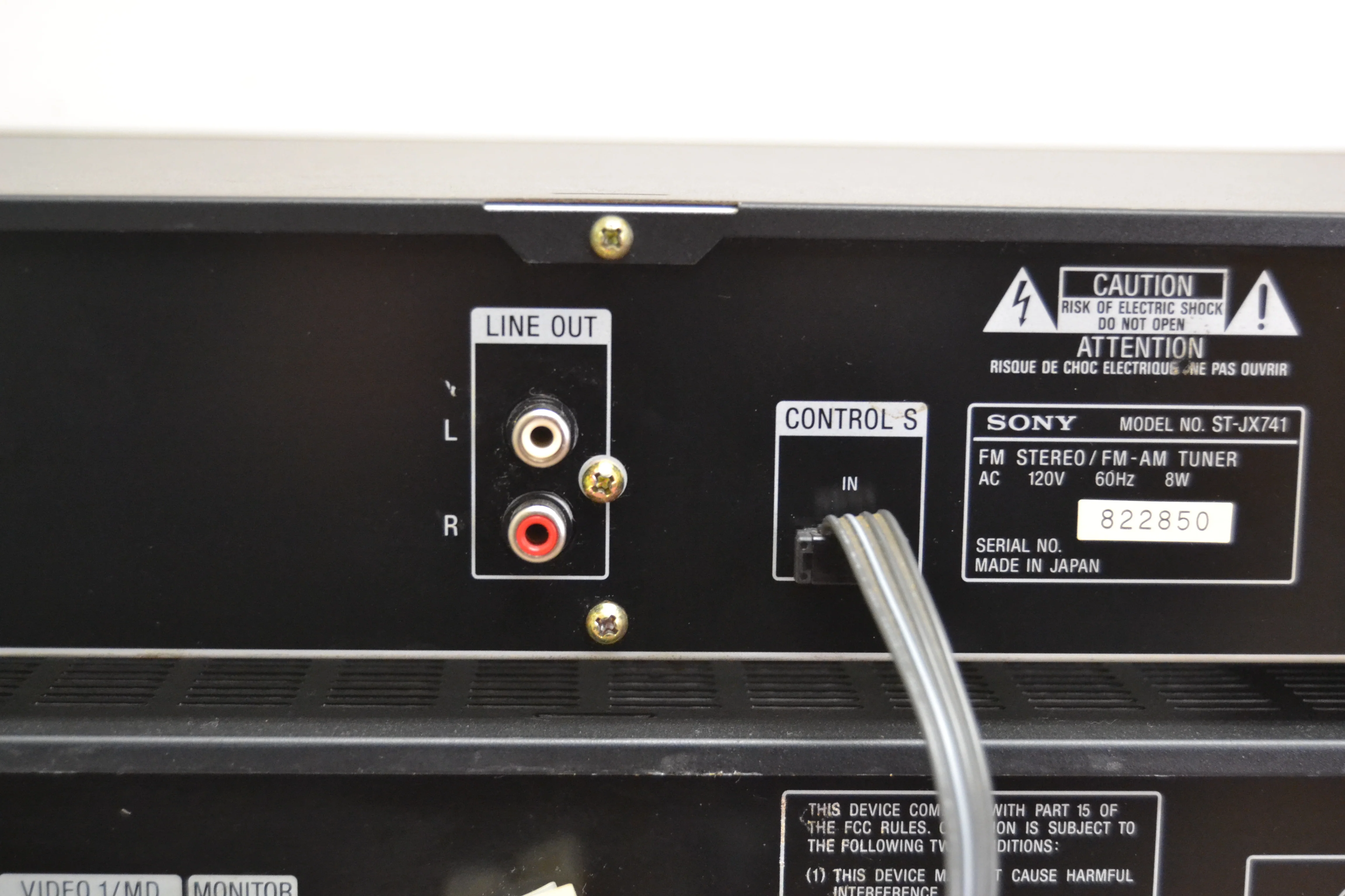 Sony Stack ! TA-E741 Preamplifier - ST-JX741 Tuner - N110 Power Amplifier - Image 16