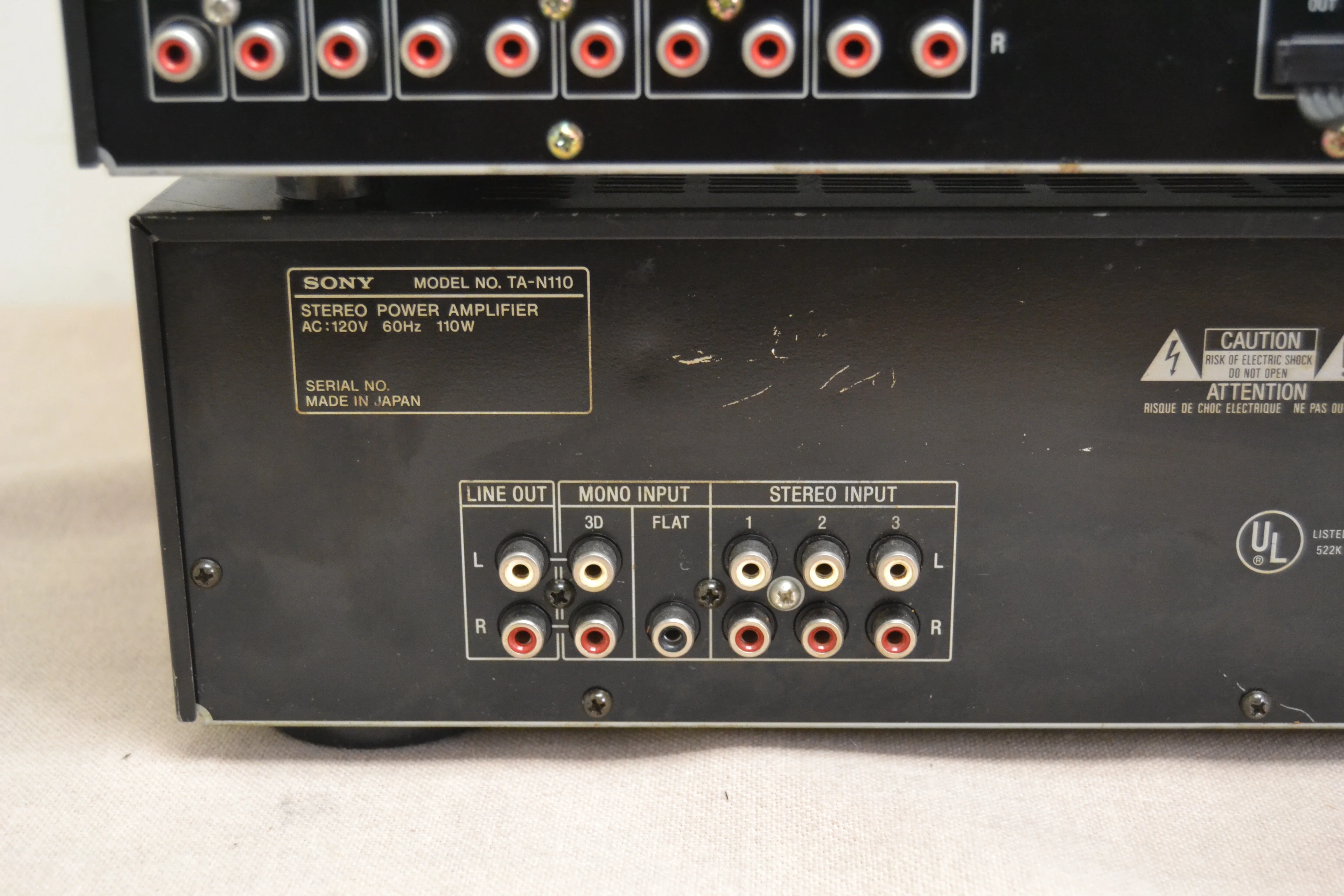 Sony Stack ! TA-E741 Preamplifier - ST-JX741 Tuner - N110 Power Amplifier - Image 21