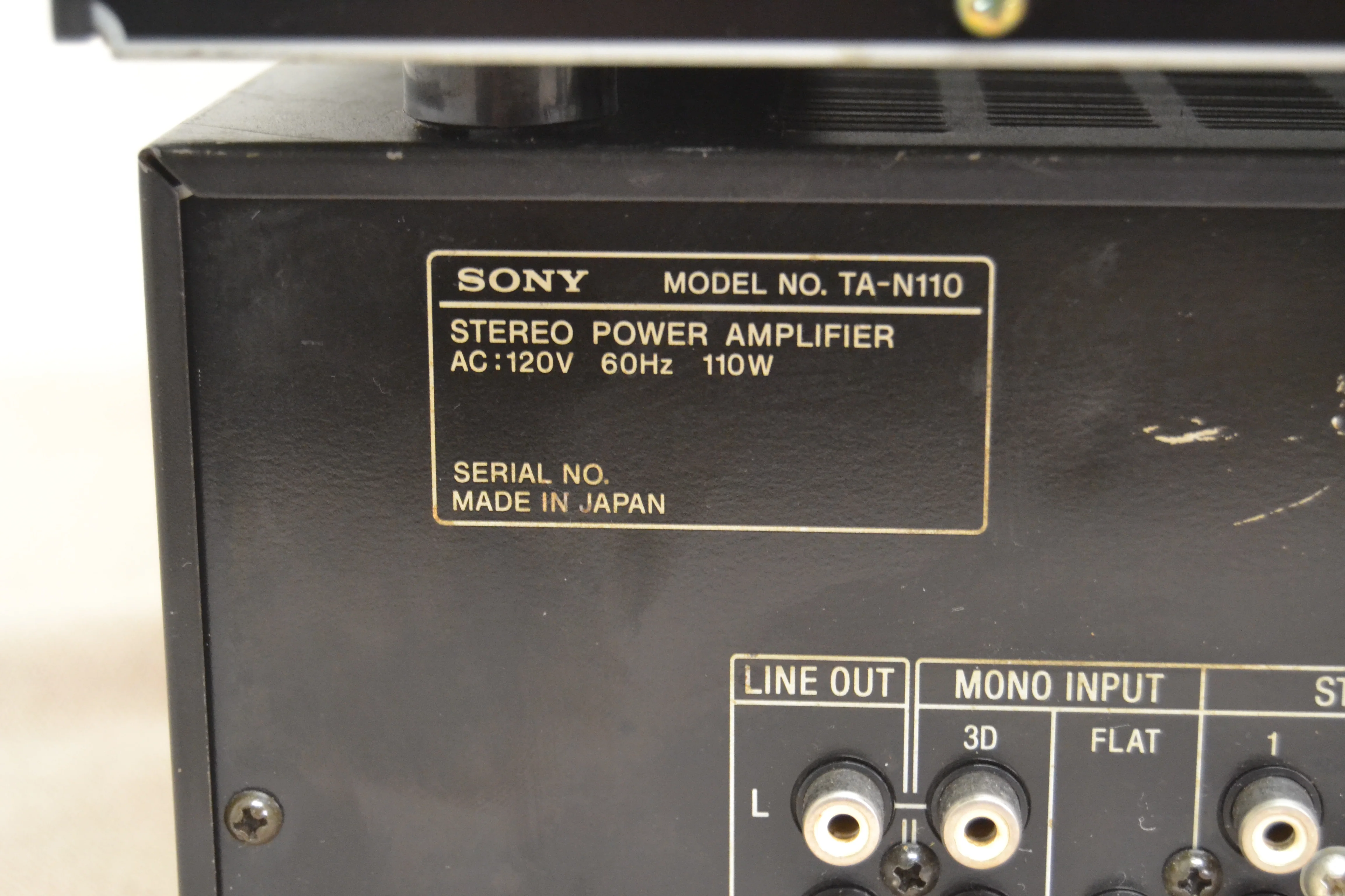 Sony Stack ! TA-E741 Preamplifier - ST-JX741 Tuner - N110 Power Amplifier - Image 23
