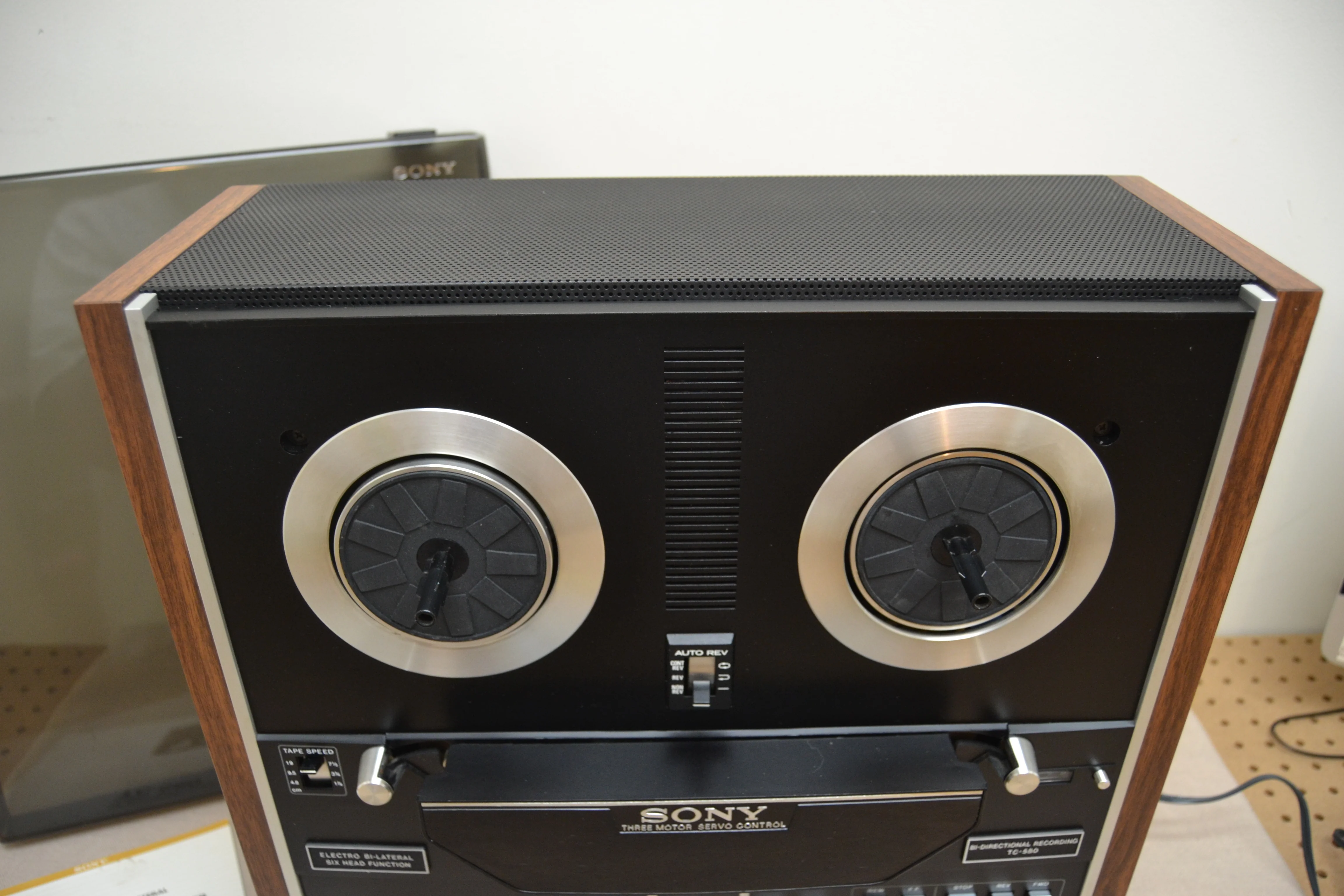 Sony TC-580 Reel to Reel * Fully Serviced * Dust Cover * Manual - Image 15