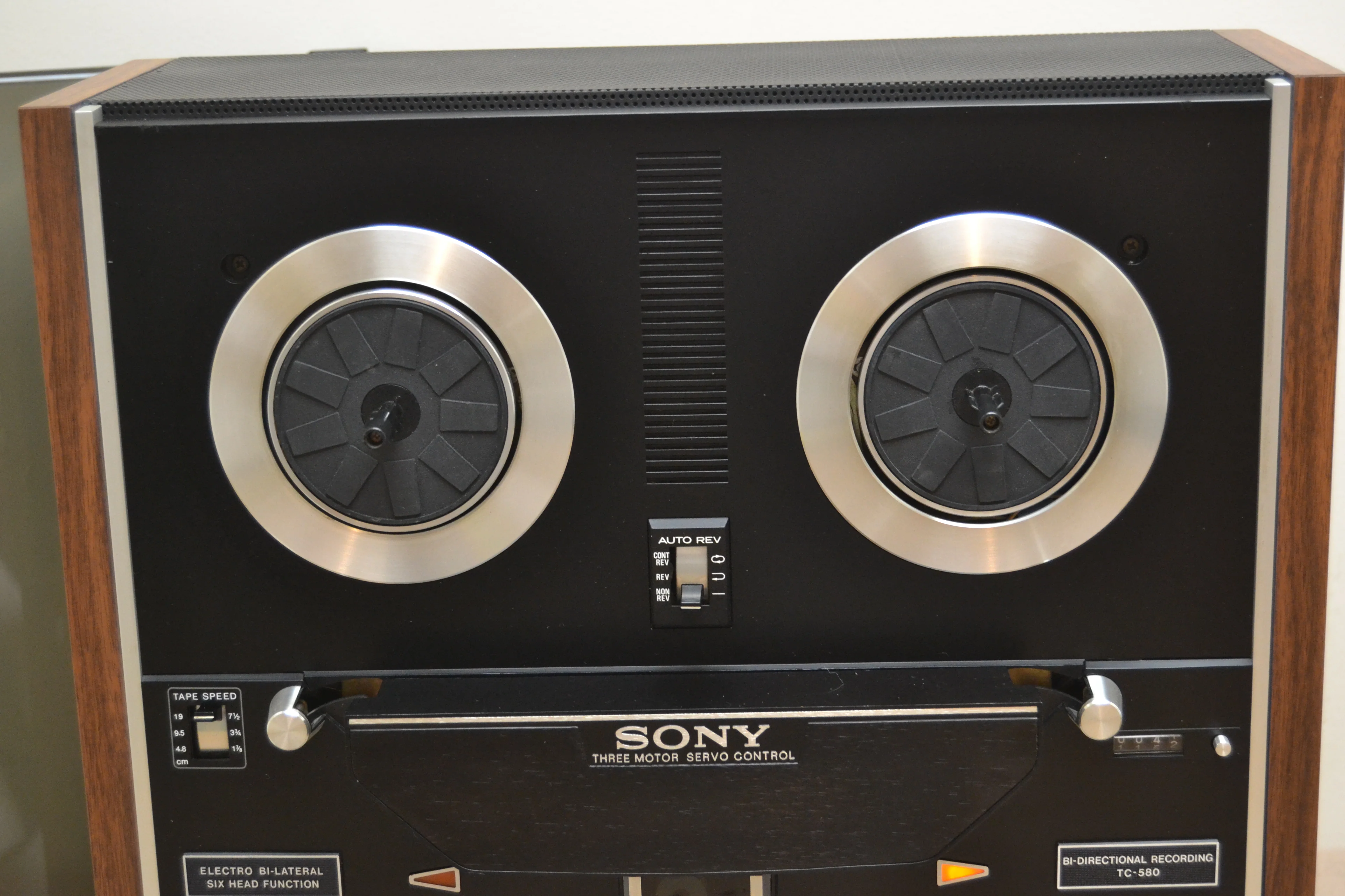 Sony TC-580 Reel to Reel * Fully Serviced * Dust Cover * Manual - Image 4