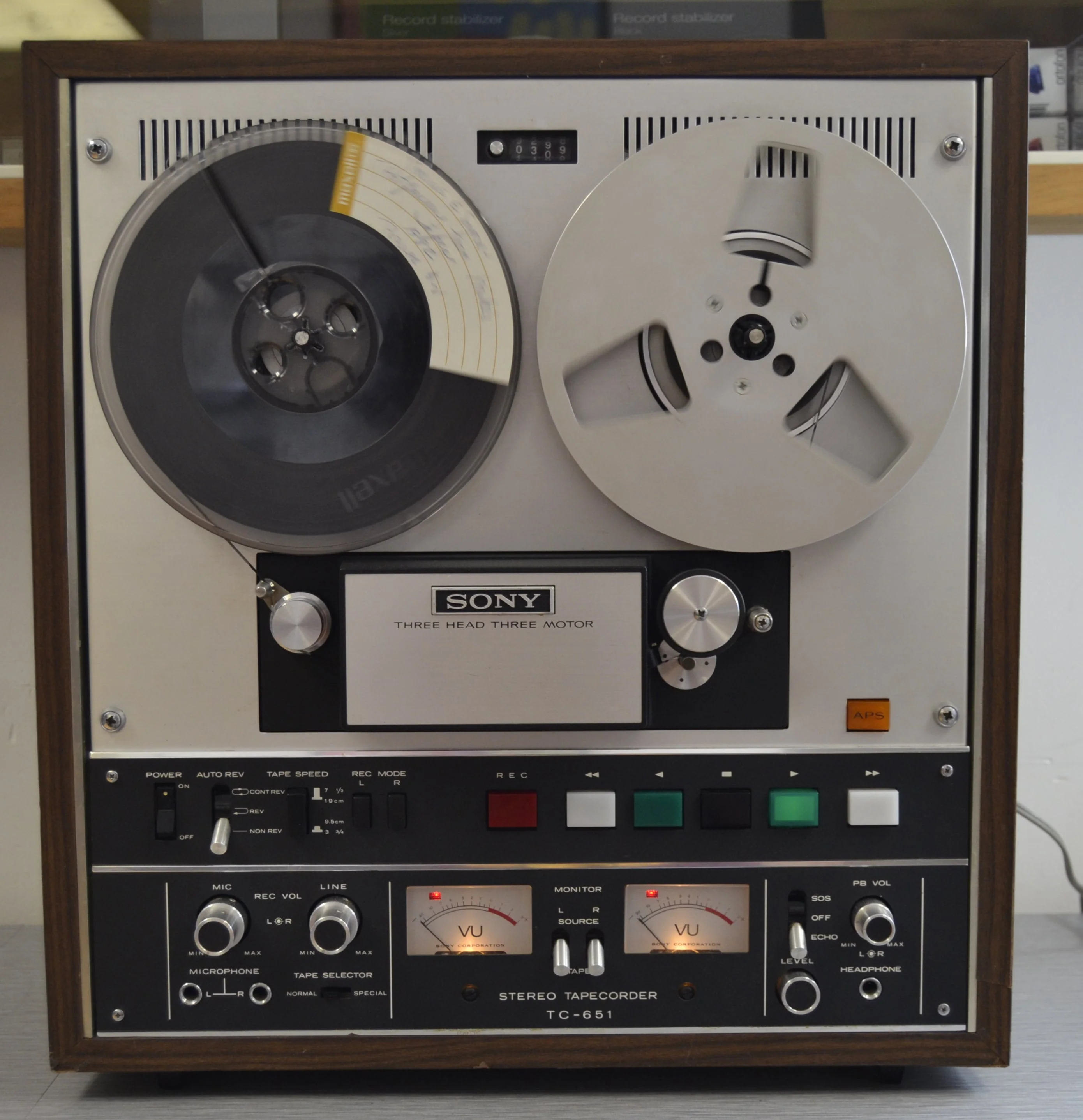 Sony TC-651 Reel to Reel Recorder 3 Heads