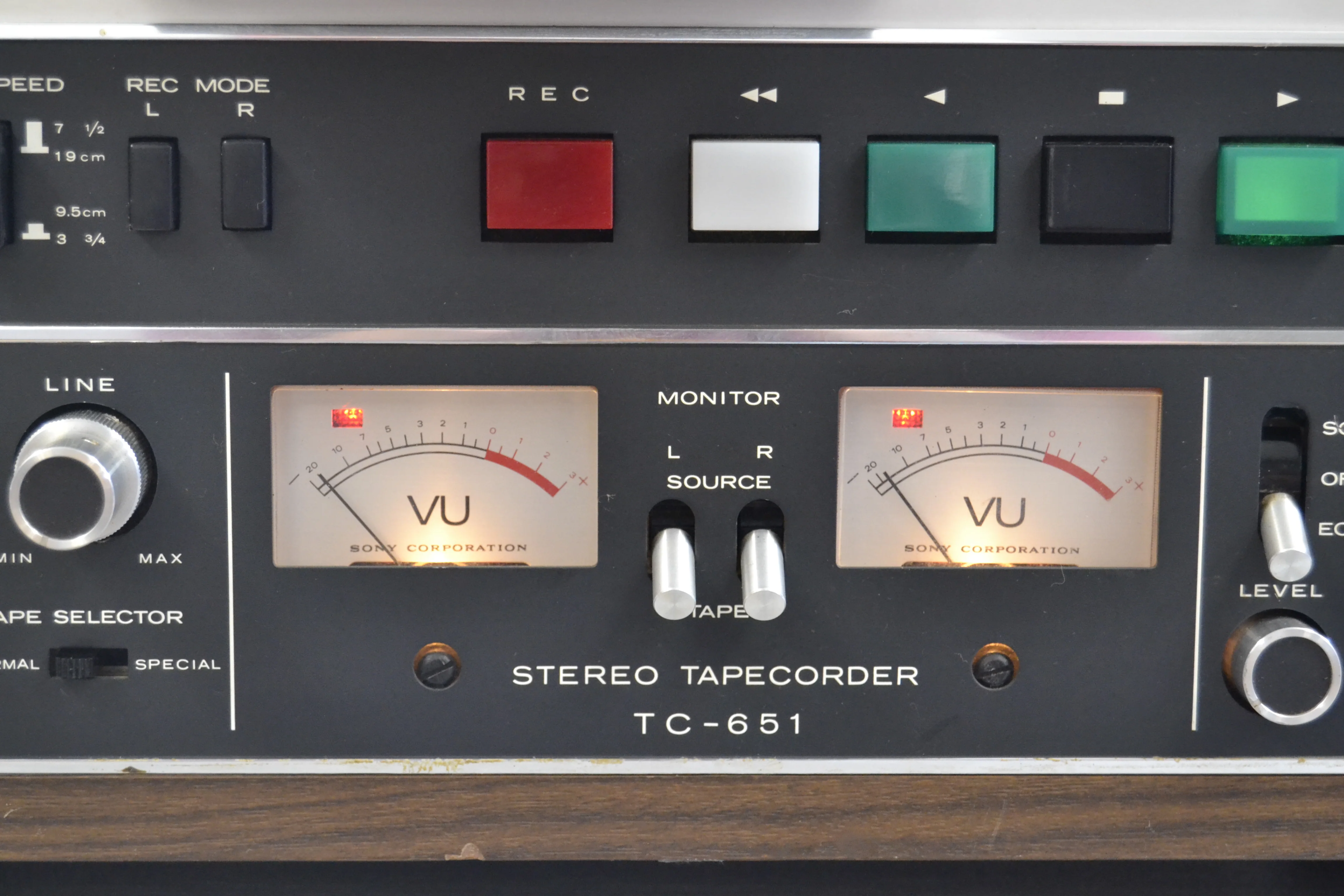 Sony TC-651 Reel to Reel Recorder 3 Heads - Image 3