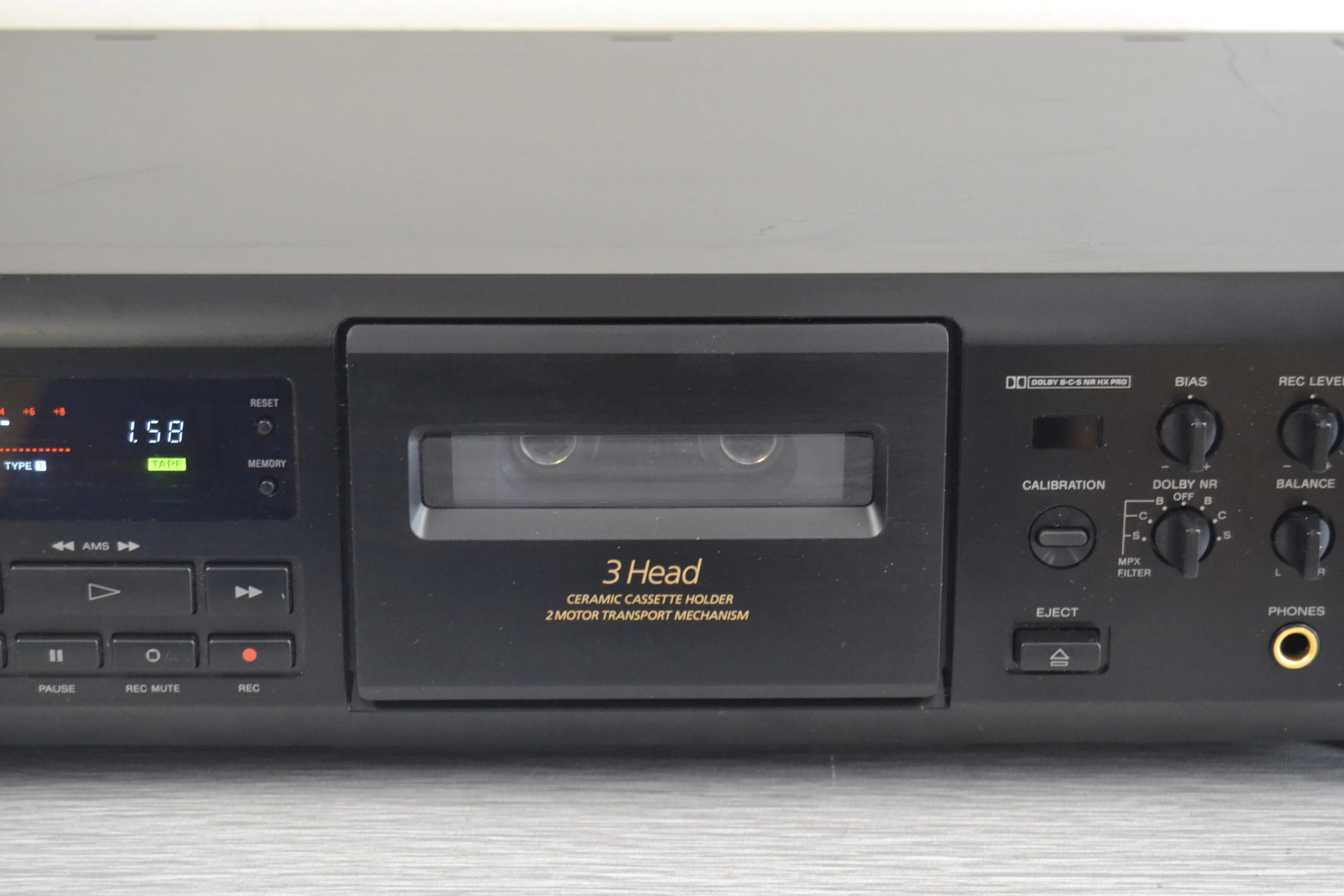 Sony TC-KE500S Single Cassette Deck * 3 Heads * New Belts - Image 3