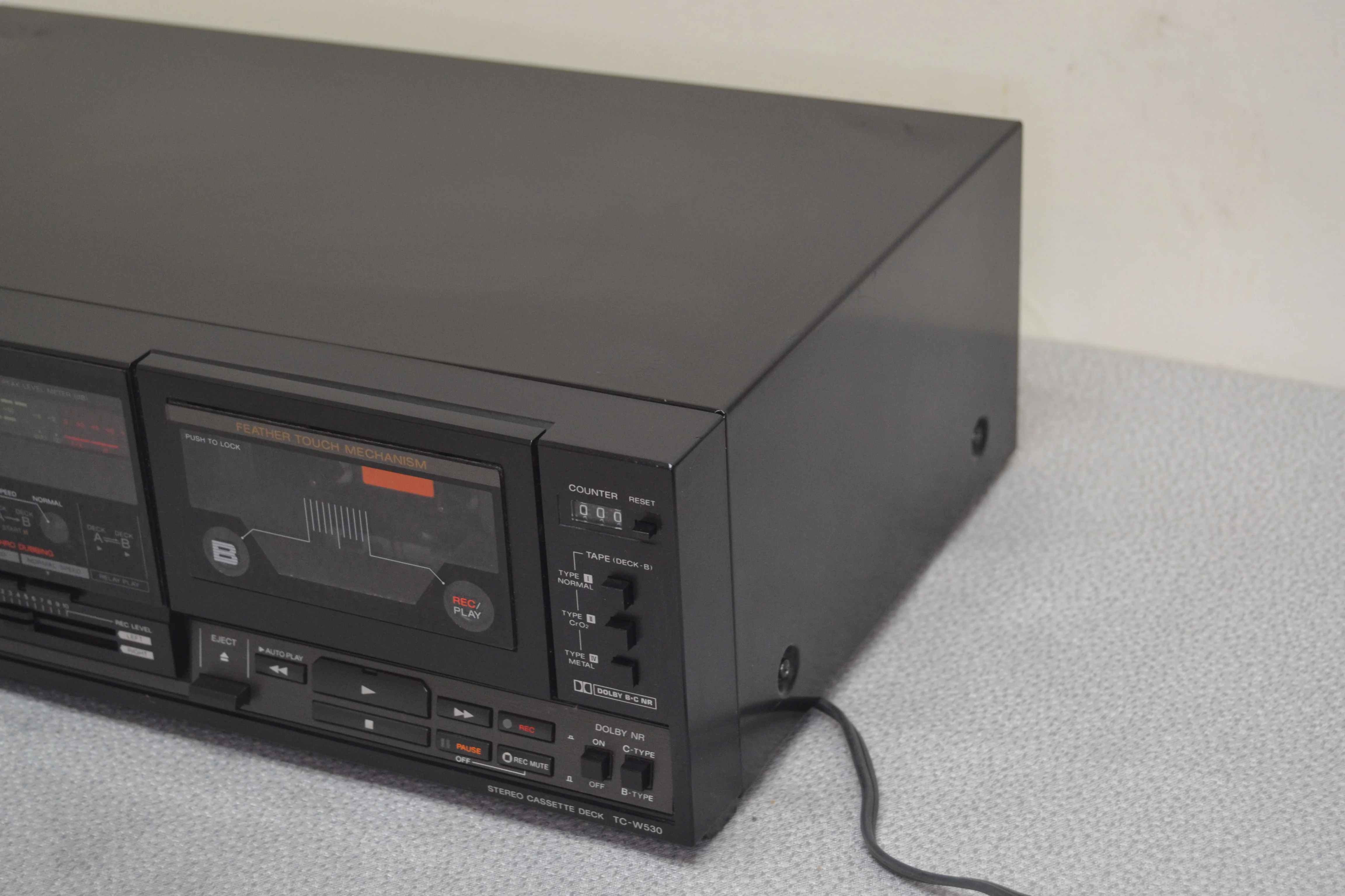 Sony TC-W530 Double Cassette Deck * Fully Serviced * New Belts - Image 9