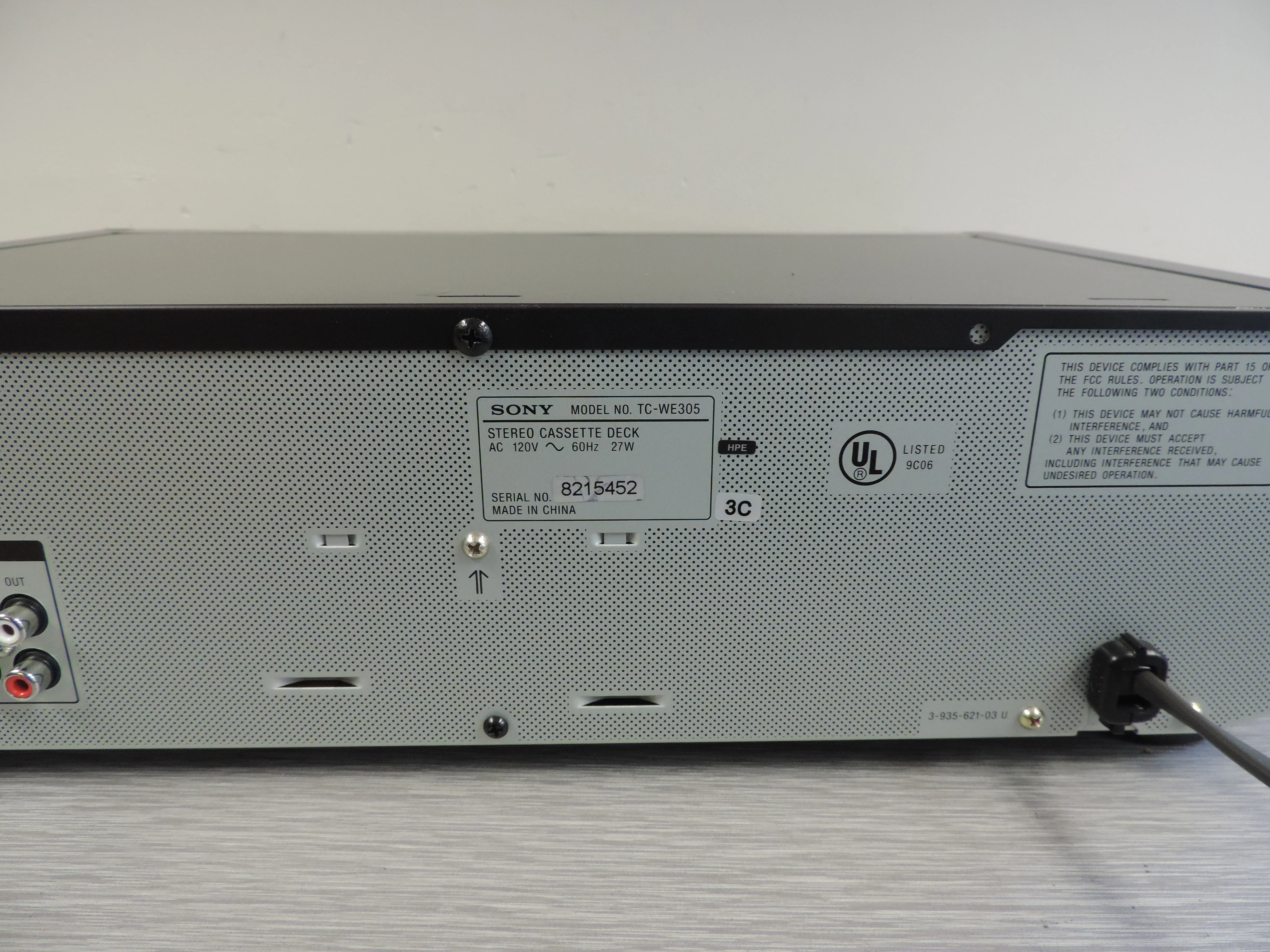 Sony TC-WE305 Double Cassette Deck - Image 11