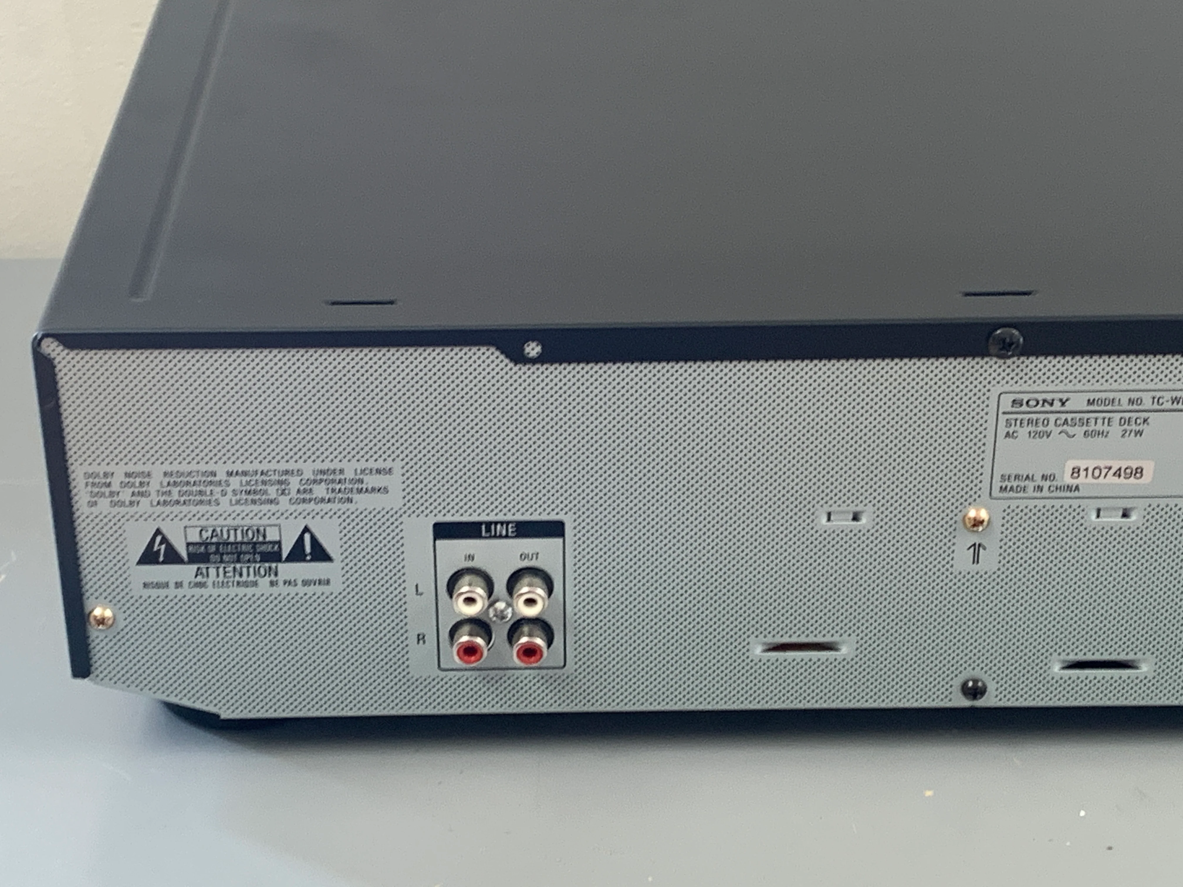 Sony TC-WE305 Double Cassette Deck * New Belts - Image 8