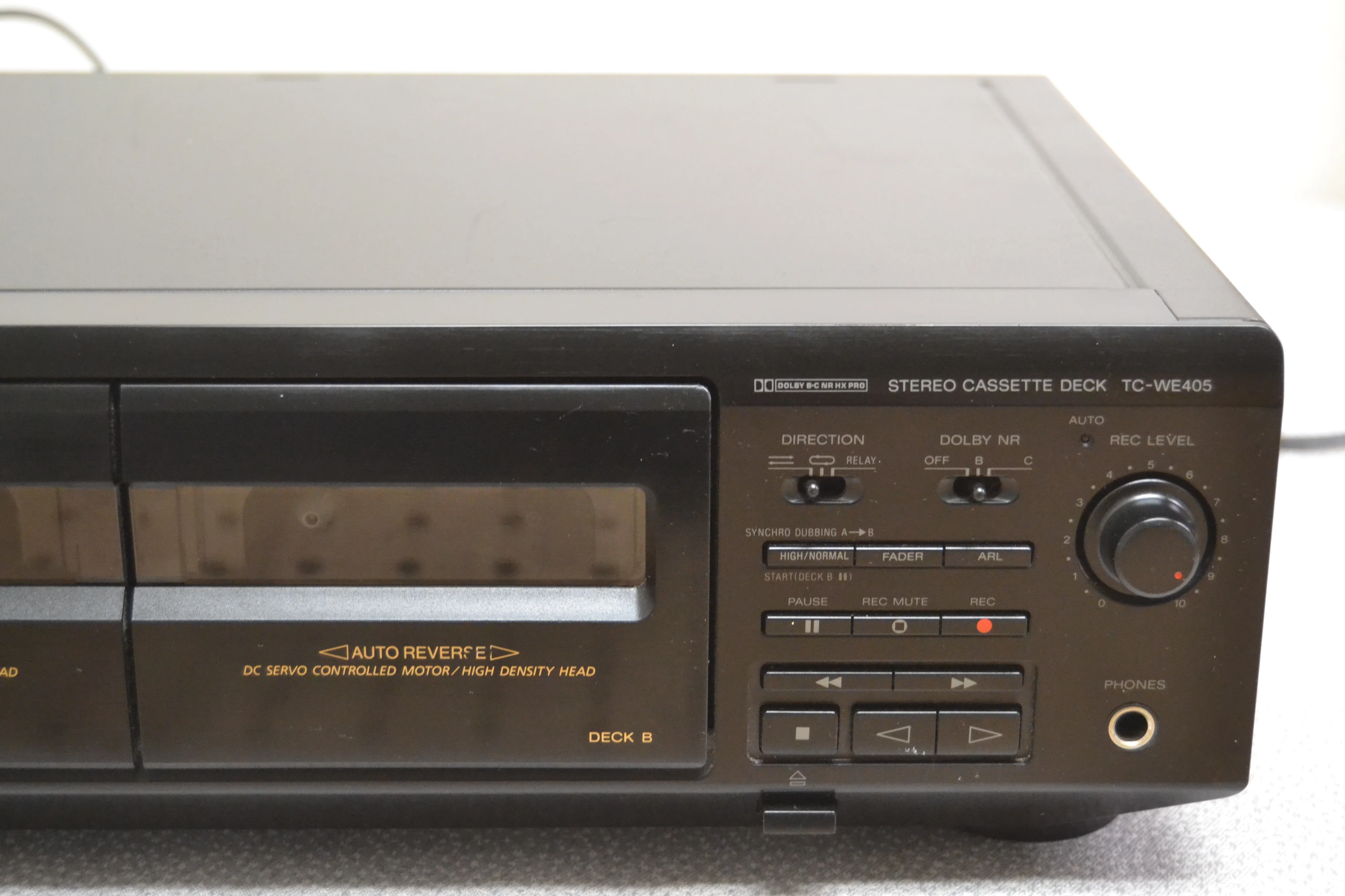 Sony TC-WE405 Double Cassette Deck * Fully Serviced * New Belts - Image 3