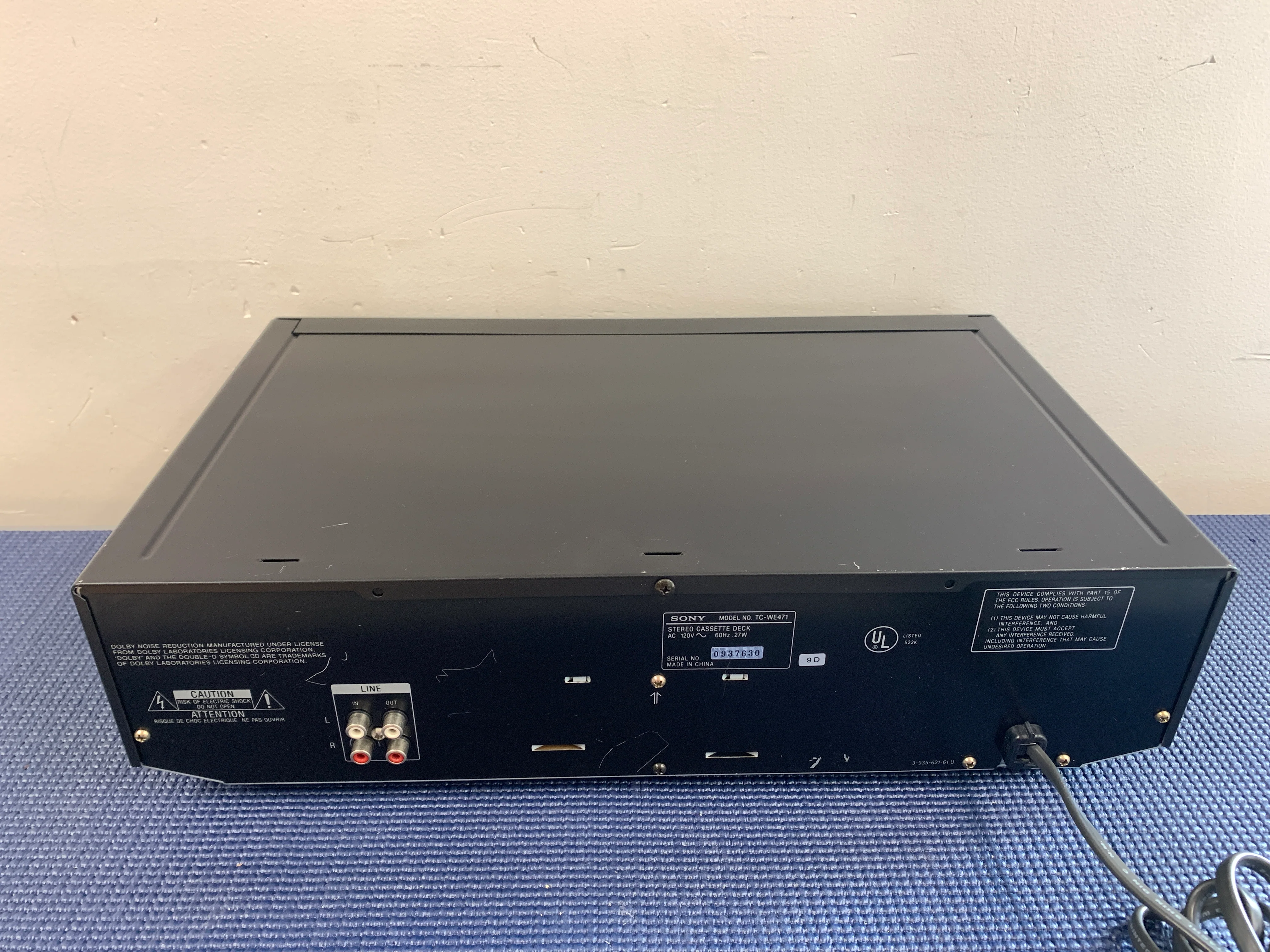 Sony TC-WE471 Double Cassette Deck - Image 9