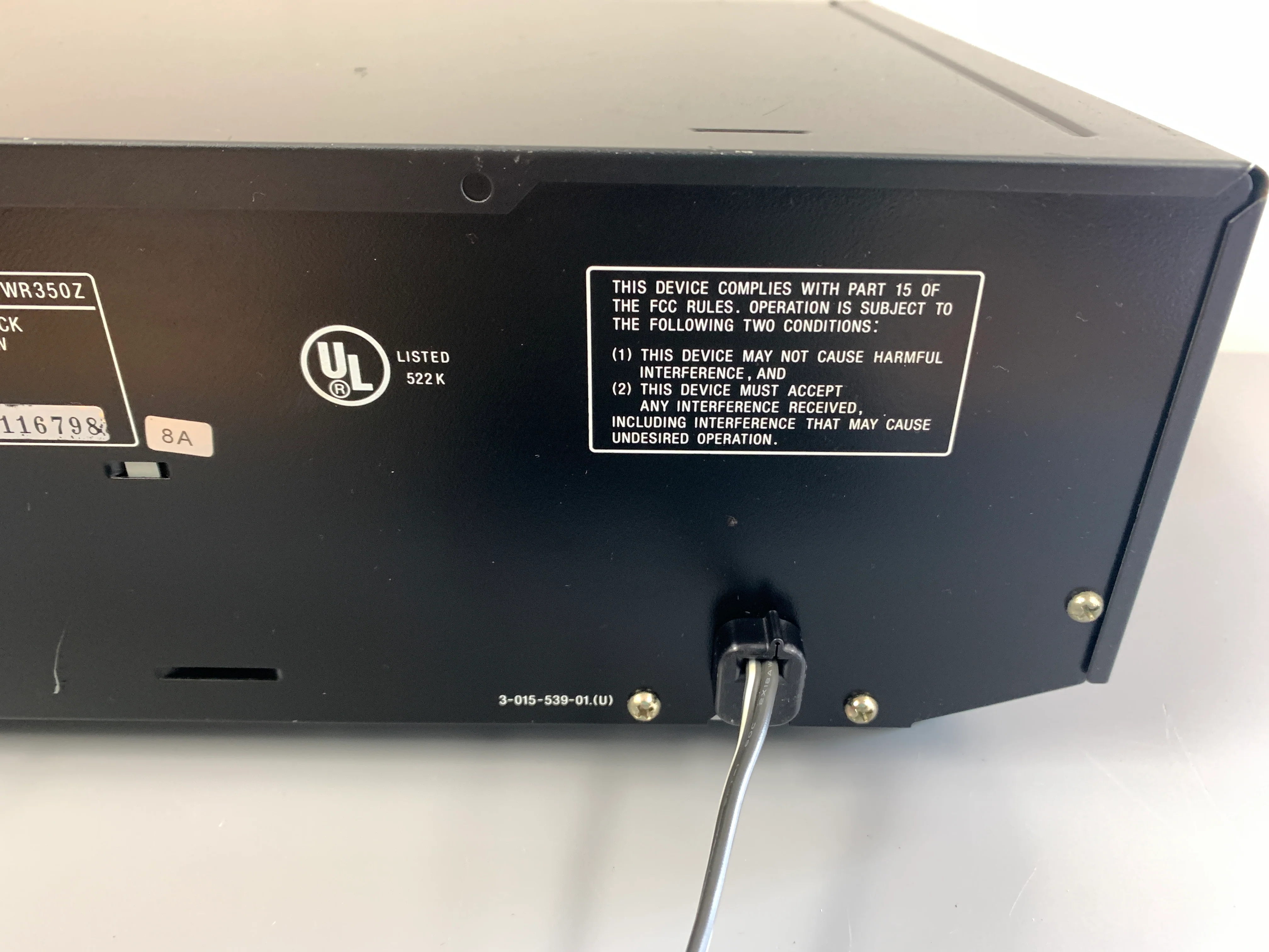 Sony TC-WR350Z Double Cassette Deck - Image 12