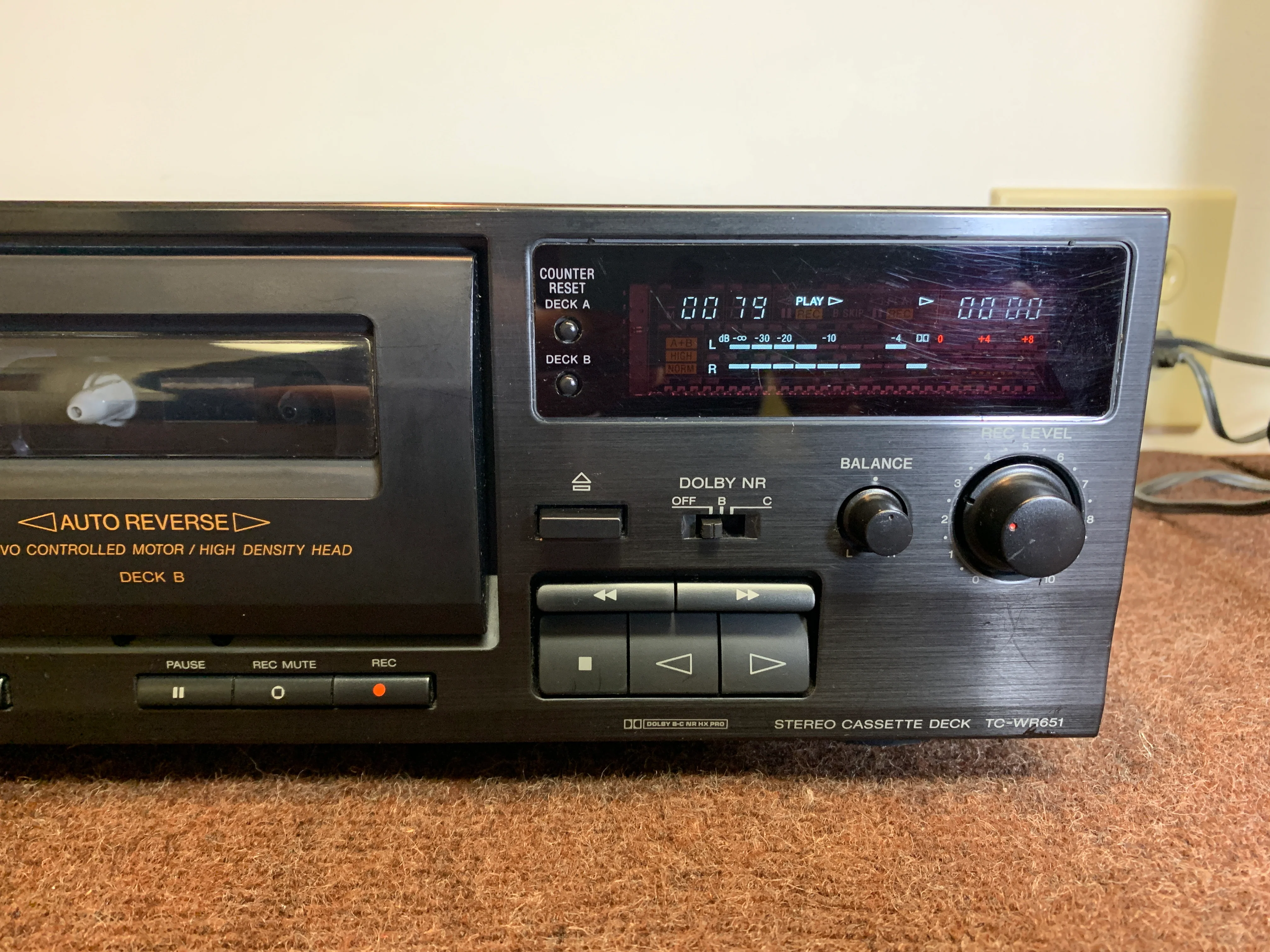 Sony TC-WR651 Double Cassette Deck - Image 5