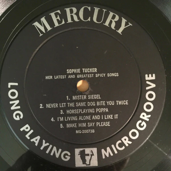 Sophie Tucker - Her Latest And Greatest Spicy Songs (LP, Mono, Ind) (Very Good (VG)) - Image 3