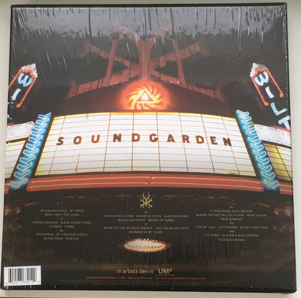 Soundgarden - Live From The Artists Den (LP, Yel + LP, Gre + LP, Pur + LP, Blu + Box) (Mint (M)) - Image 2
