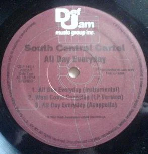 South Central Cartel - All Day Everyday (12", Maxi, Promo) (Very Good Plus (VG+)) - Image 2