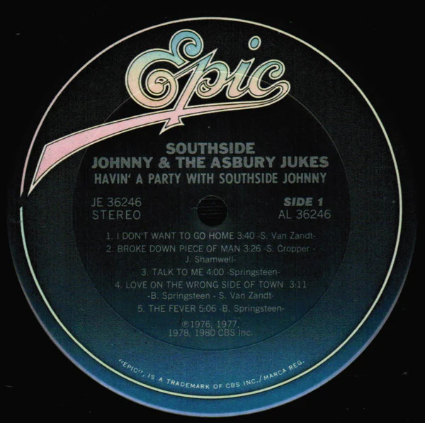 Southside Johnny & The Asbury Jukes - Havin' A Party With Southside Johnny (LP, Comp, Pit) (Very Good Plus (VG+)) - Image 2