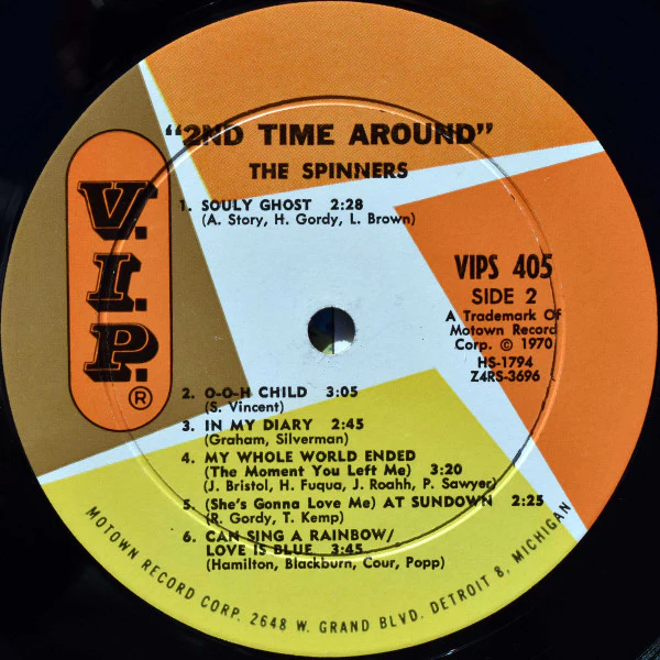 Spinners - 2nd Time Around (LP, Album, Hol) (Very Good Plus (VG+)) - Image 4