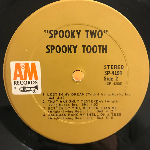 Spooky Tooth - Spooky Two (LP, Album, Pit) (Very Good (VG)) - Image 4