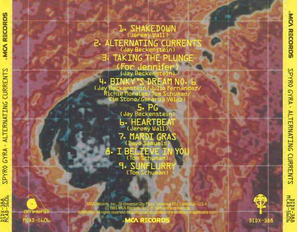 Spyro Gyra - Alternating Currents (CD, Album) (Near Mint (NM or M-)) - Image 3