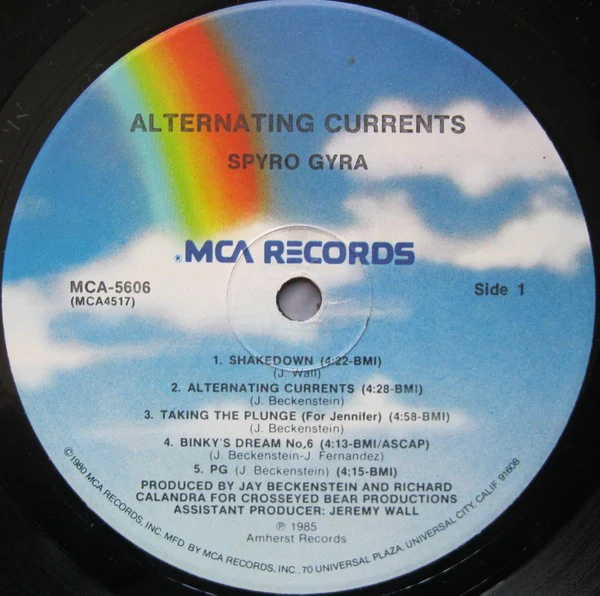 Spyro Gyra - Alternating Currents (LP, Album) (Near Mint (NM or M-)) - Image 3