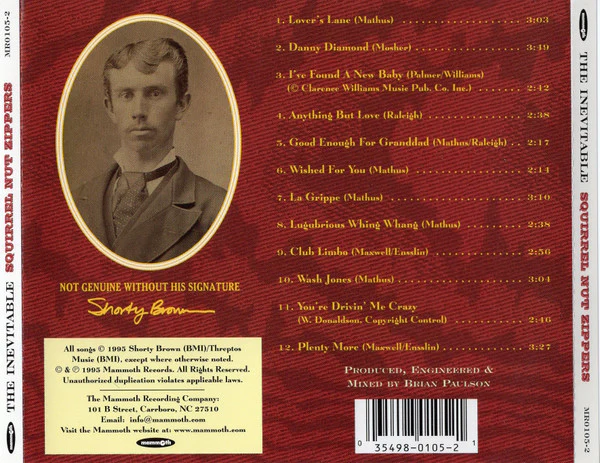 Squirrel Nut Zippers - The Inevitable (CD, Album) (Near Mint (NM or M-)) - Image 2
