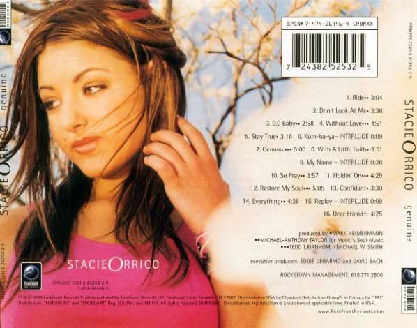 Stacie Orrico - Genuine (CD, Album) (Mint (M)) - Image 2