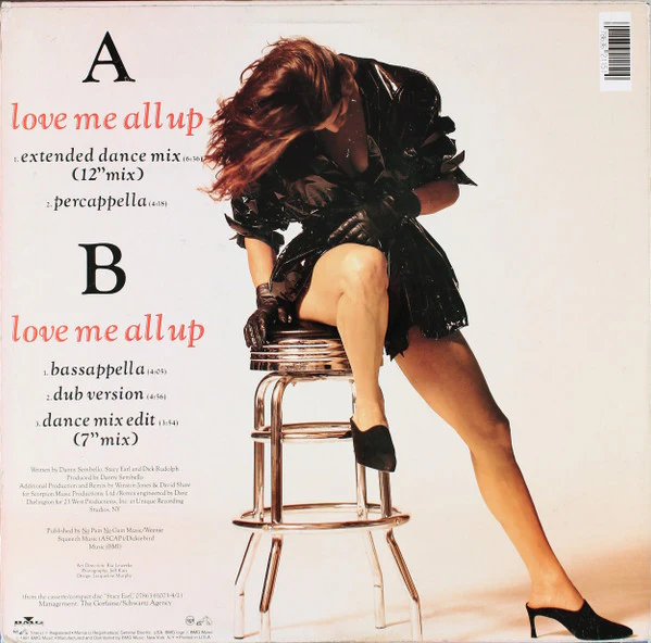 Stacy Earl - Love Me All Up (12", Maxi) (Very Good Plus (VG+)) - Image 2