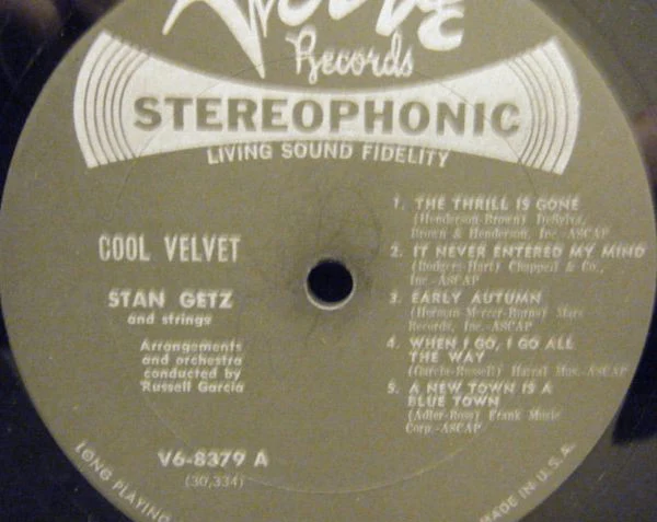 Stan Getz And Strings - Cool Velvet (LP, Album, Hol) (Very Good Plus (VG+)) - Image 3