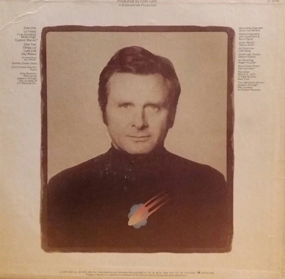 Stan Getz - Captain Marvel (LP, Album) (Very Good (VG)) - Image 2