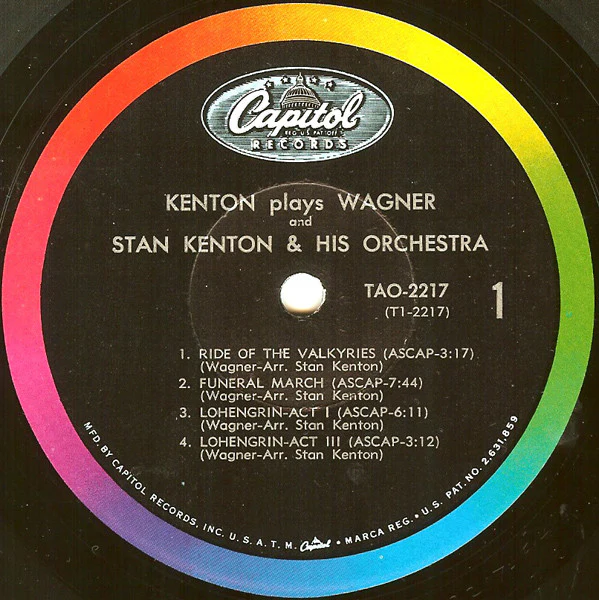 Stan Kenton - Kenton / Wagner (LP, Album, Mono) (Very Good (VG)) - Image 5