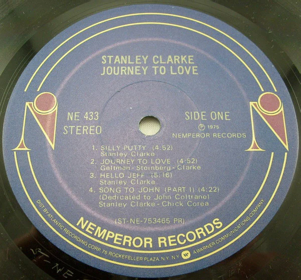 Stanley Clarke - Journey To Love (LP, Album, PR ) (Very Good Plus (VG+)) - Image 3