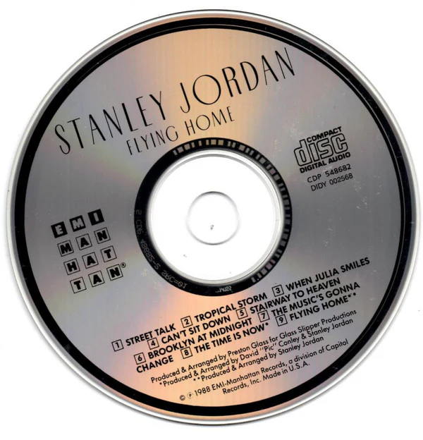 Stanley Jordan - Flying Home (CD, Album, Club) (Very Good Plus (VG+)) - Image 3