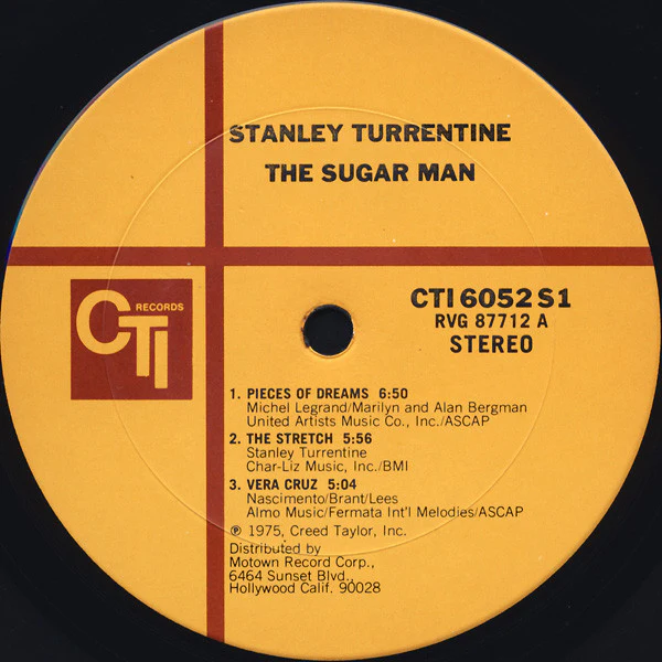 Stanley Turrentine - The Sugar Man (LP, Album, Gat) (Very Good Plus (VG+)) - Image 3