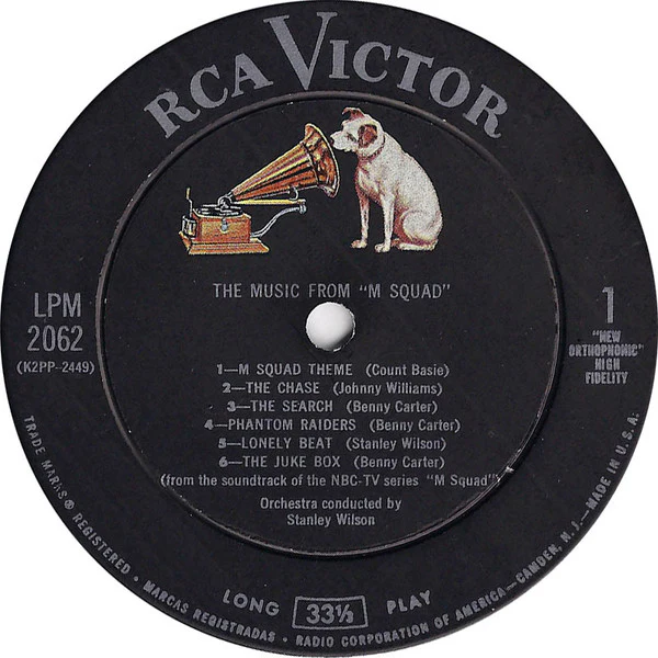 Stanley Wilson - The Music From "M Squad" (LP, Album, Mono, Ind) (Very Good Plus (VG+)) - Image 3