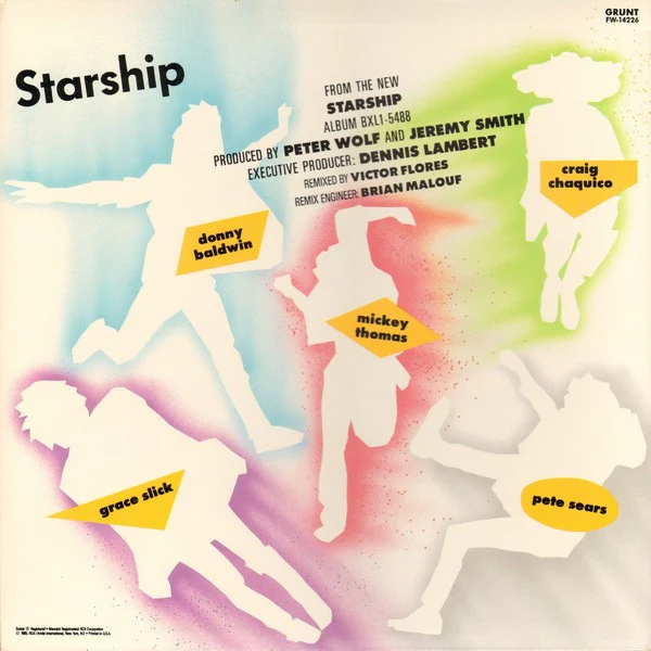 Starship - We Built This City (12") (Near Mint (NM or M-)) - Image 2