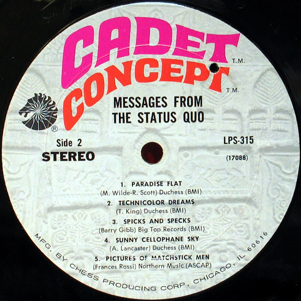 Status Quo - Messages From The Status Quo (LP, Album, Mon) (Very Good Plus (VG+)) - Image 4
