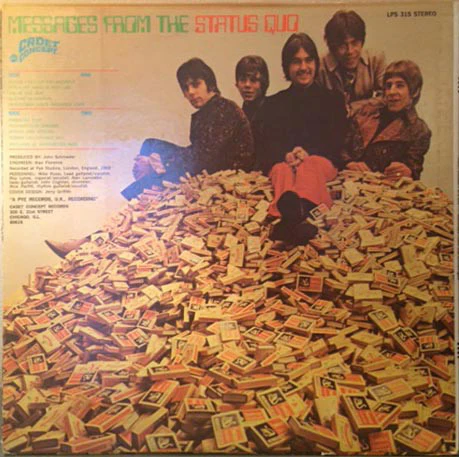 Status Quo - Messages From The Status Quo (LP, Promo) (Good Plus (G+)) - Image 2