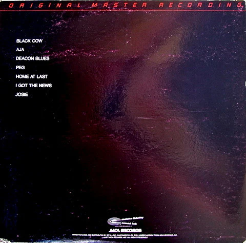 Steely Dan - Aja (LP, Album, Ltd, RE, RM, Gat) (Near Mint (NM or M-)) - Image 2