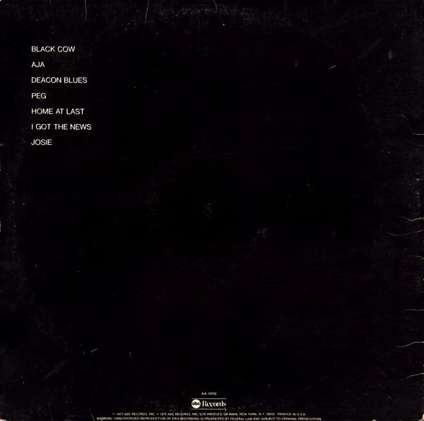 Steely Dan - Aja (LP, Album, SP ) (Near Mint (NM or M-)) - Image 3