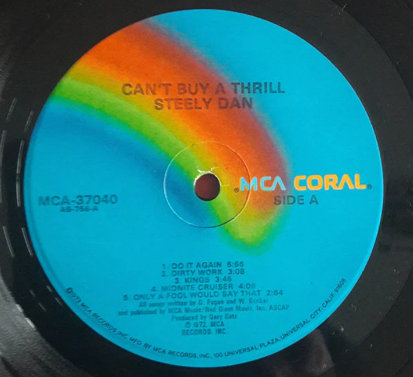 Steely Dan - Can't Buy A Thrill (LP, Album, RE, Glo) (Very Good Plus (VG+)) - Image 3