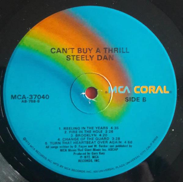 Steely Dan - Can't Buy A Thrill (LP, Album, RE, Glo) (Very Good Plus (VG+)) - Image 4